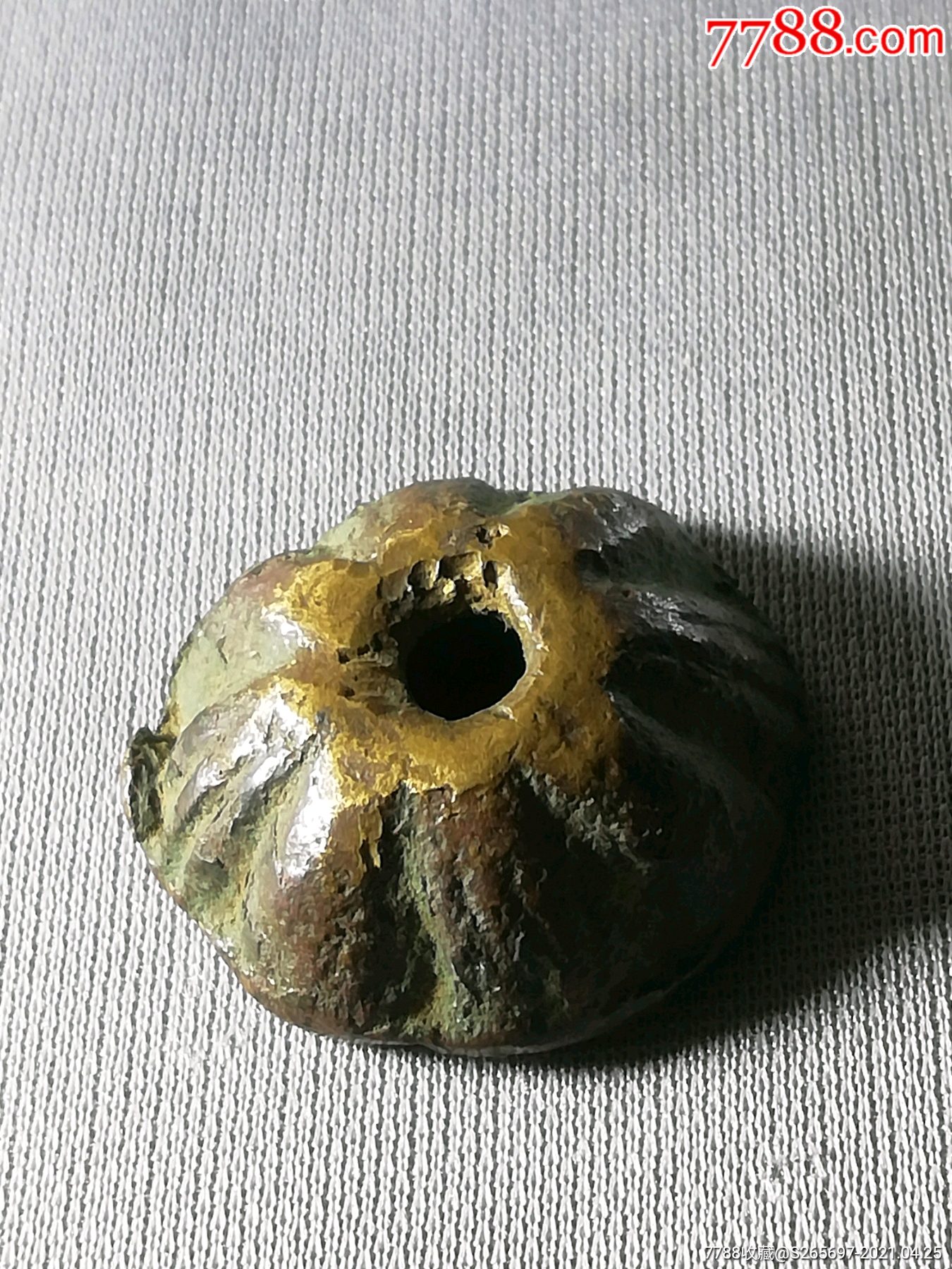 青铜一柱香铜香插