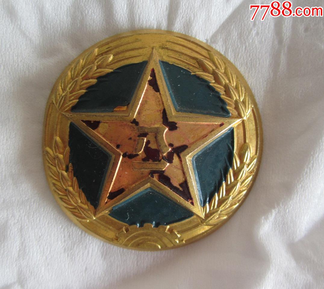 55陆*铜大帽徽