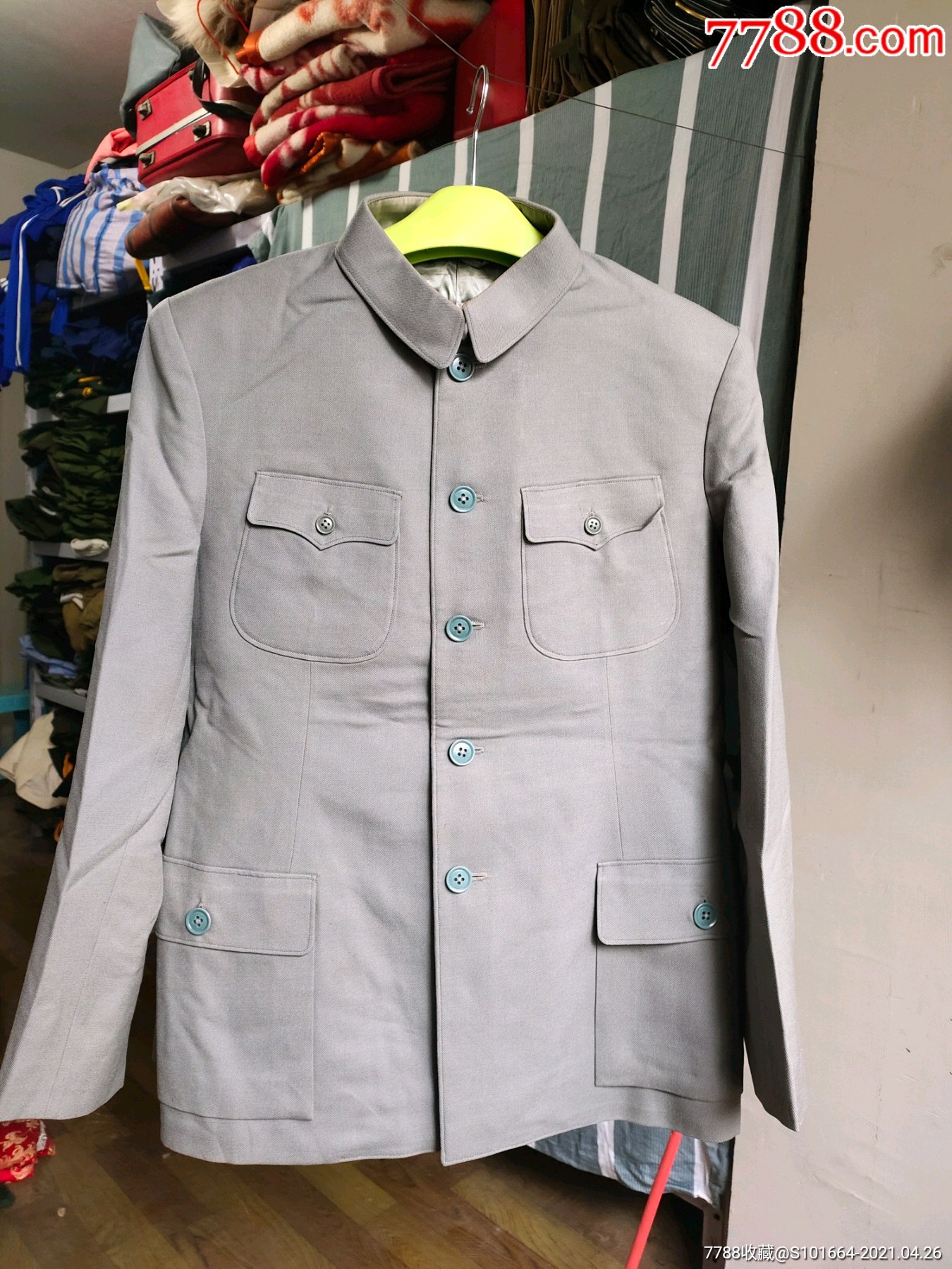 五十年代纯毛哔叽中山装