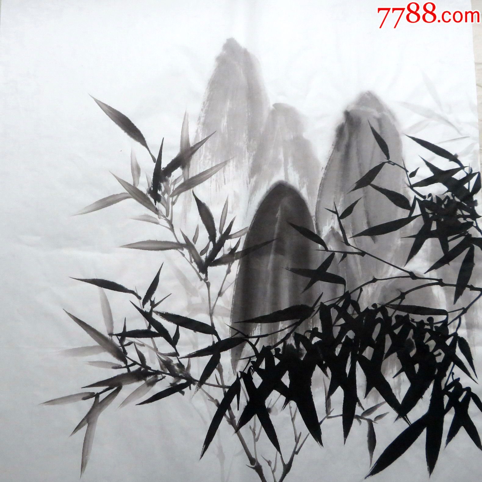 50x50厘米客厅装饰国画字画送礼走道挂画纯手绘三尺斗