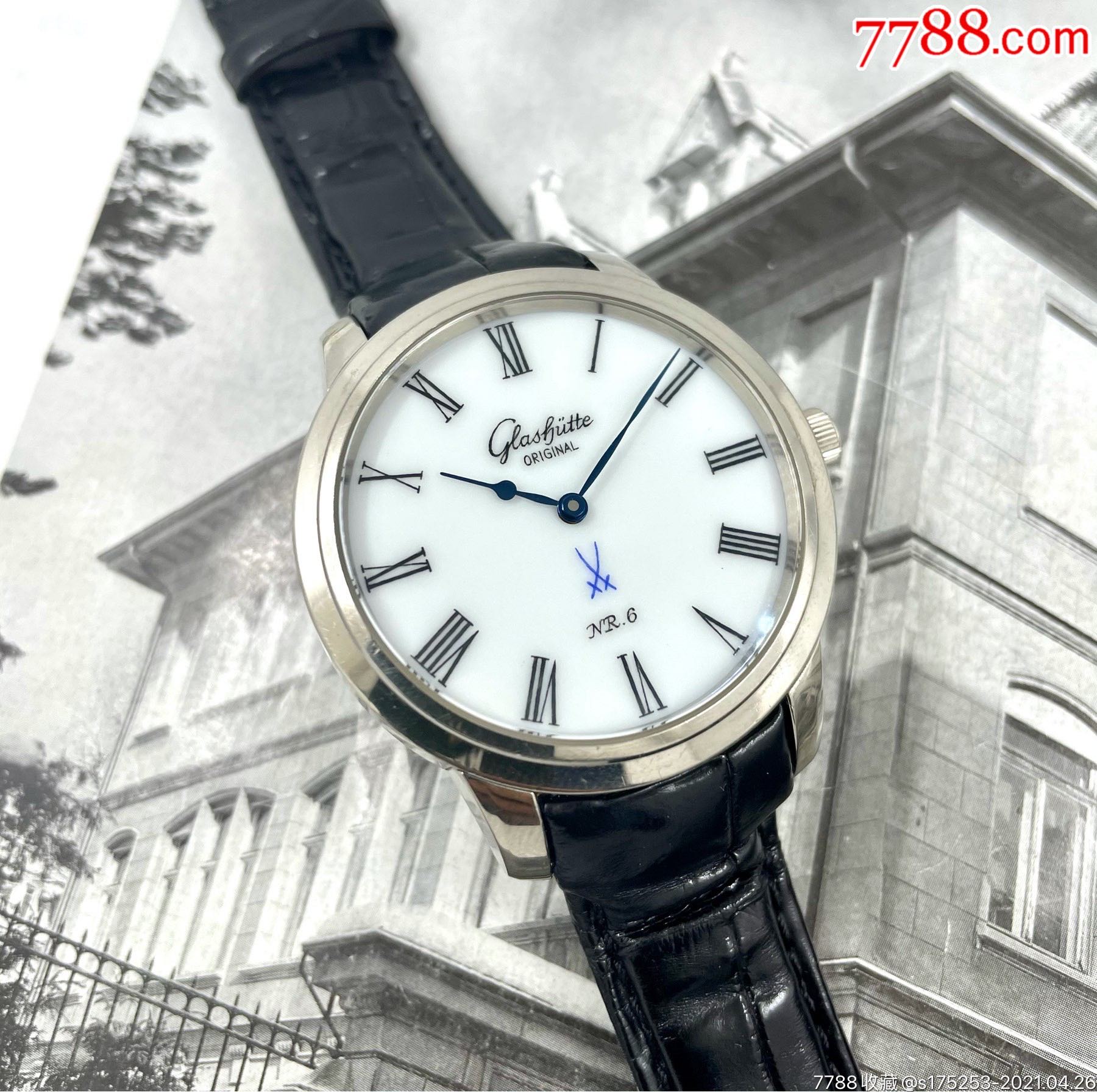 格拉苏蒂参议员系列18k白金表