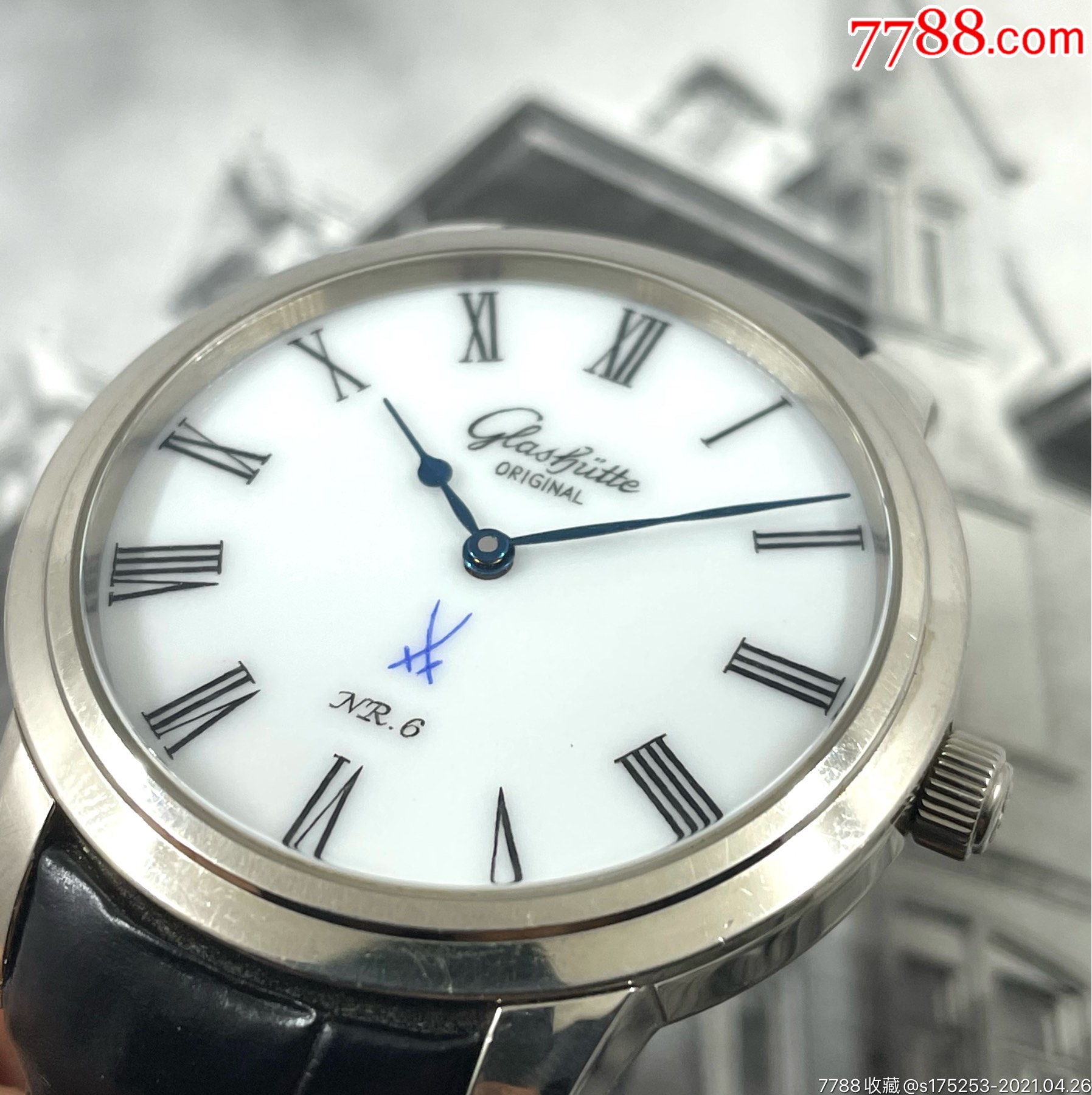 格拉苏蒂参议员系列18k白金表