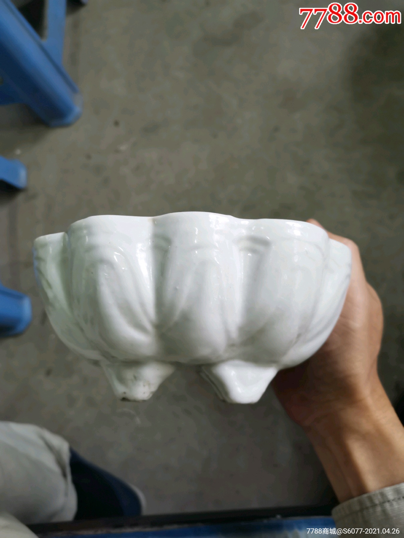 全品民国甜白釉水仙花盆_第2张_7788陶瓷