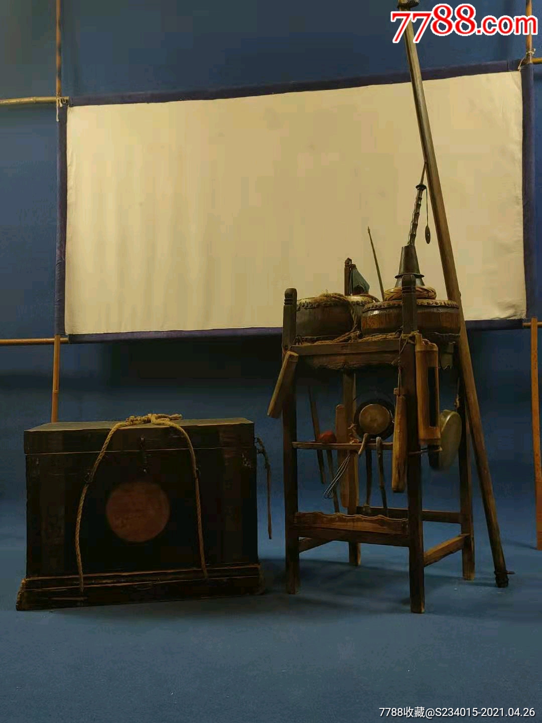 清代皮影戏曲挑子一套有160件