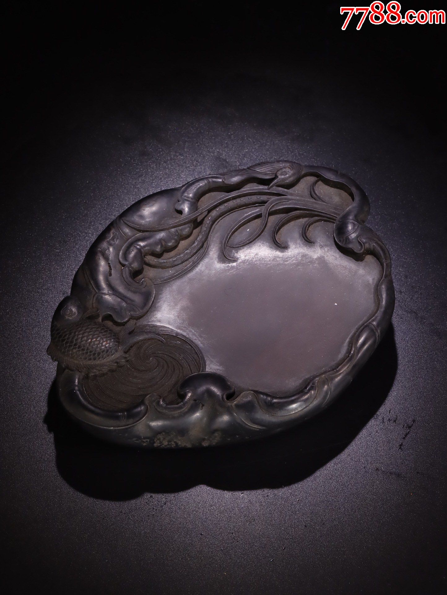 荷塘美景文房砚台