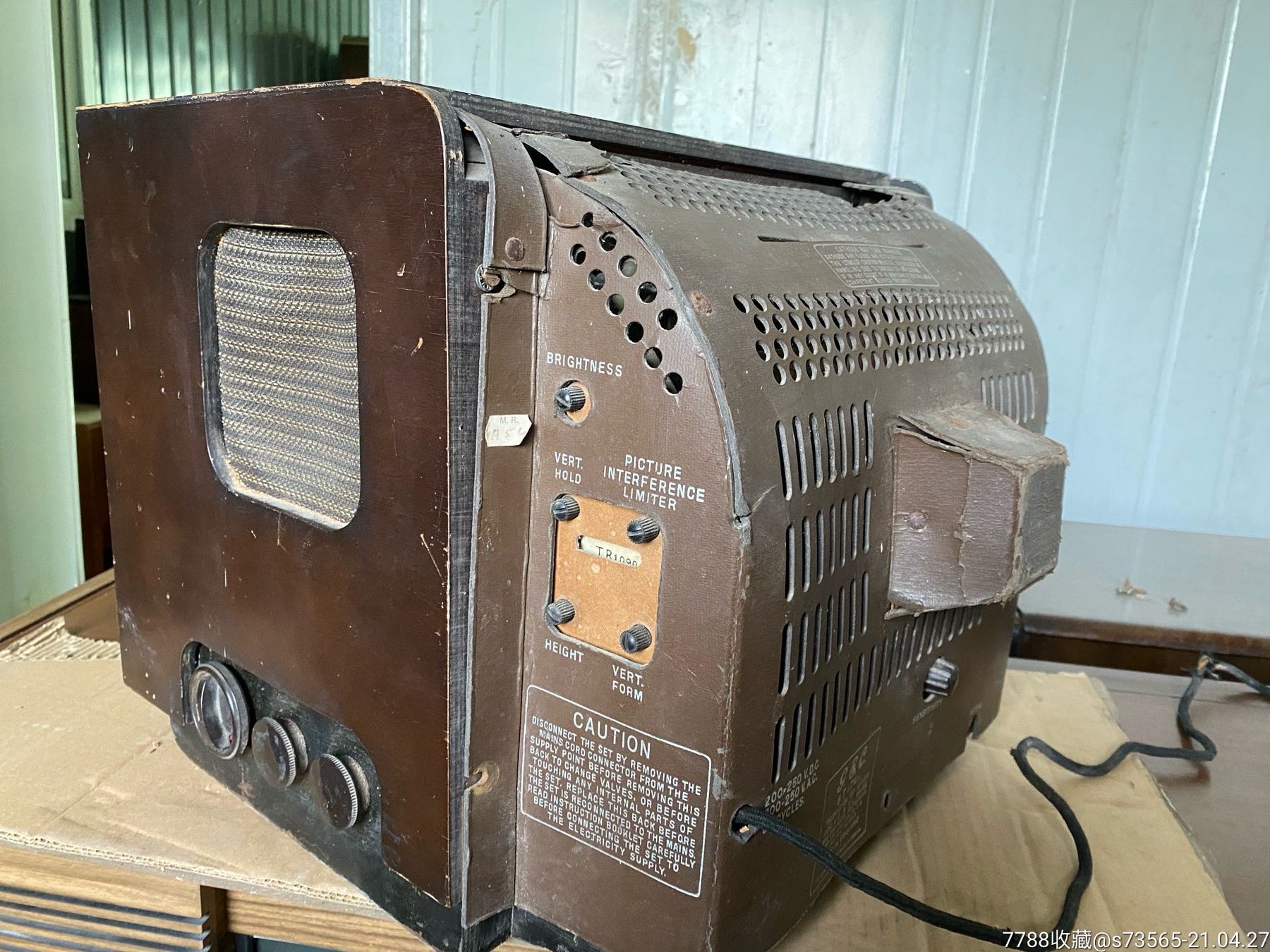 40年代英国gec电子管电视机全部原装