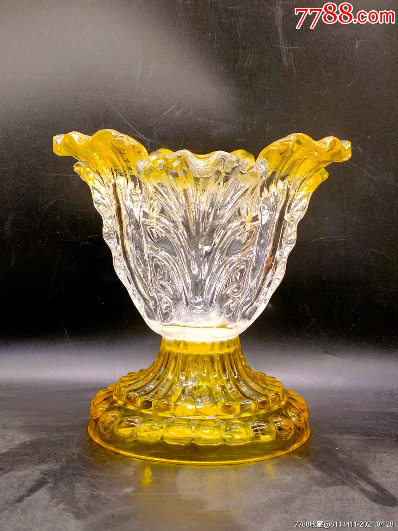 白菜百财琉璃玻璃花瓶