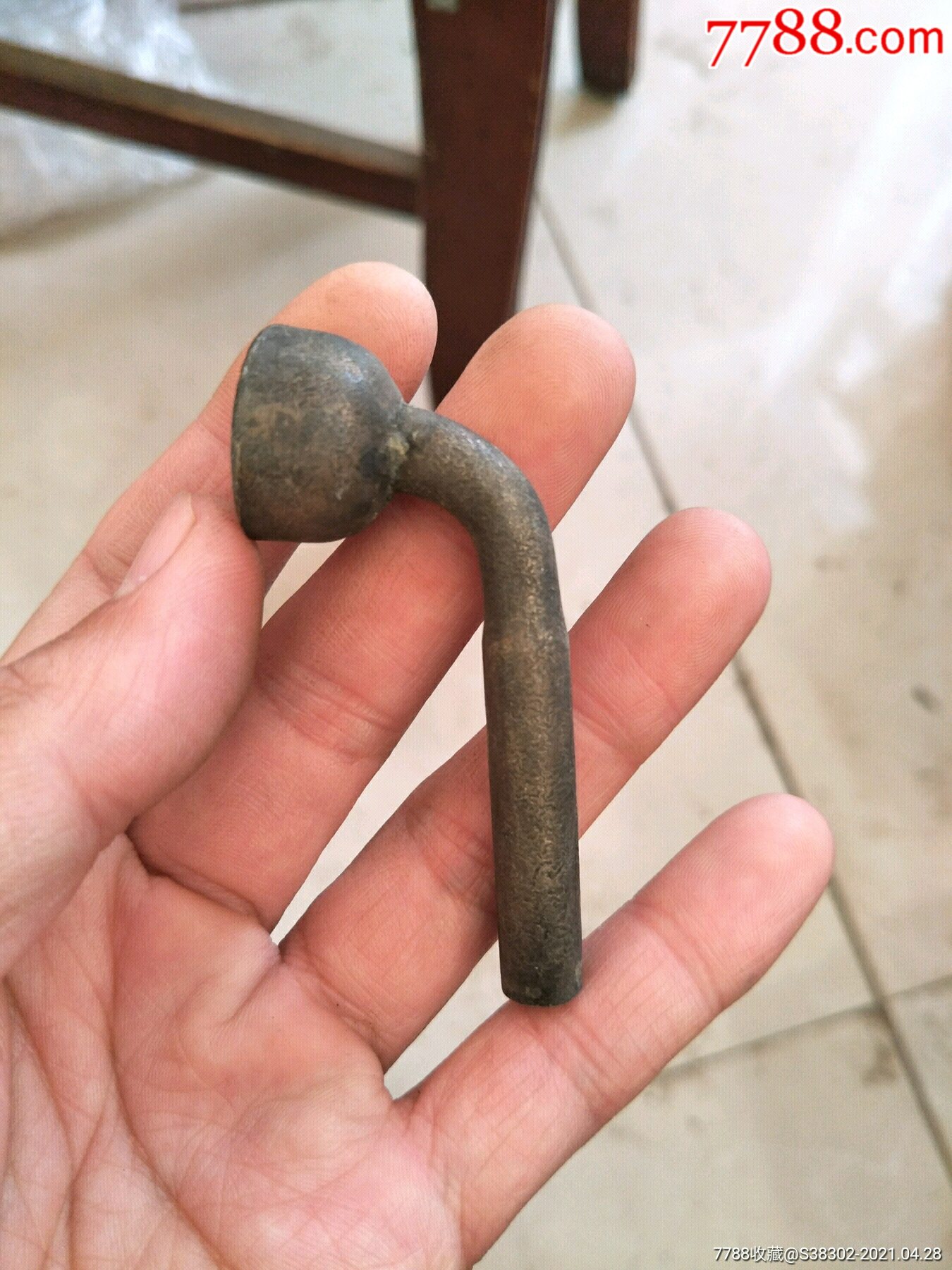 京杭大运河出品铜烟锅品相嘎嘎好临清运河古玩店万枚钱币馆