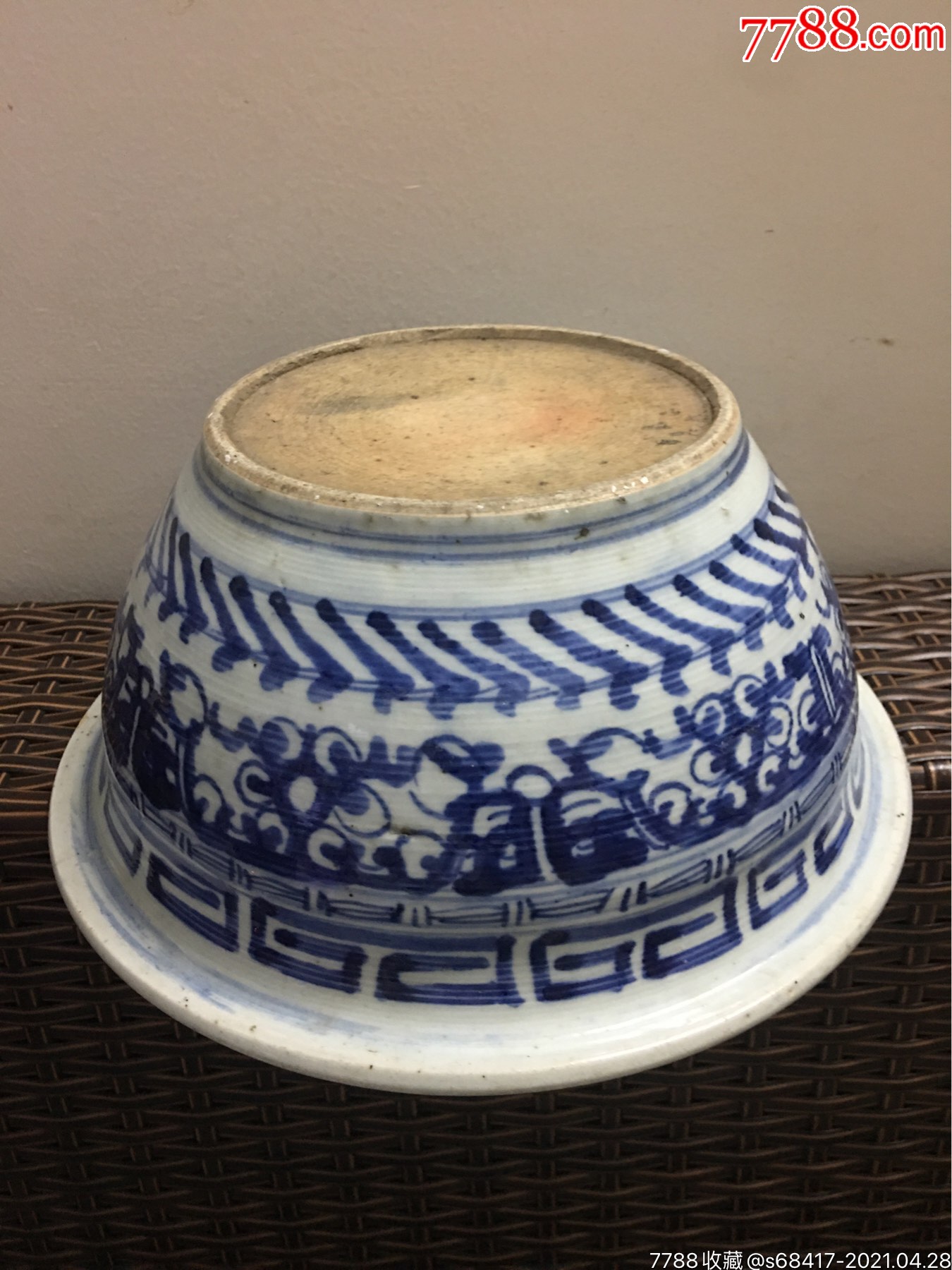 清朝特大龙纹青花香炉