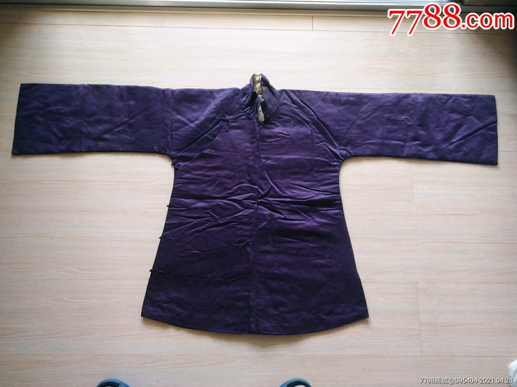 民国软缎面料大襟袄.