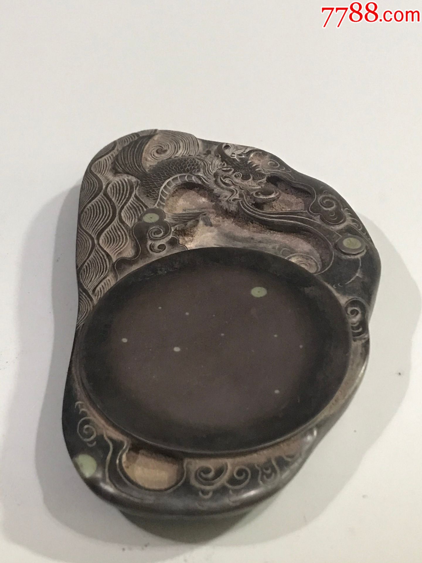 正宗飞龙戏珠端砚