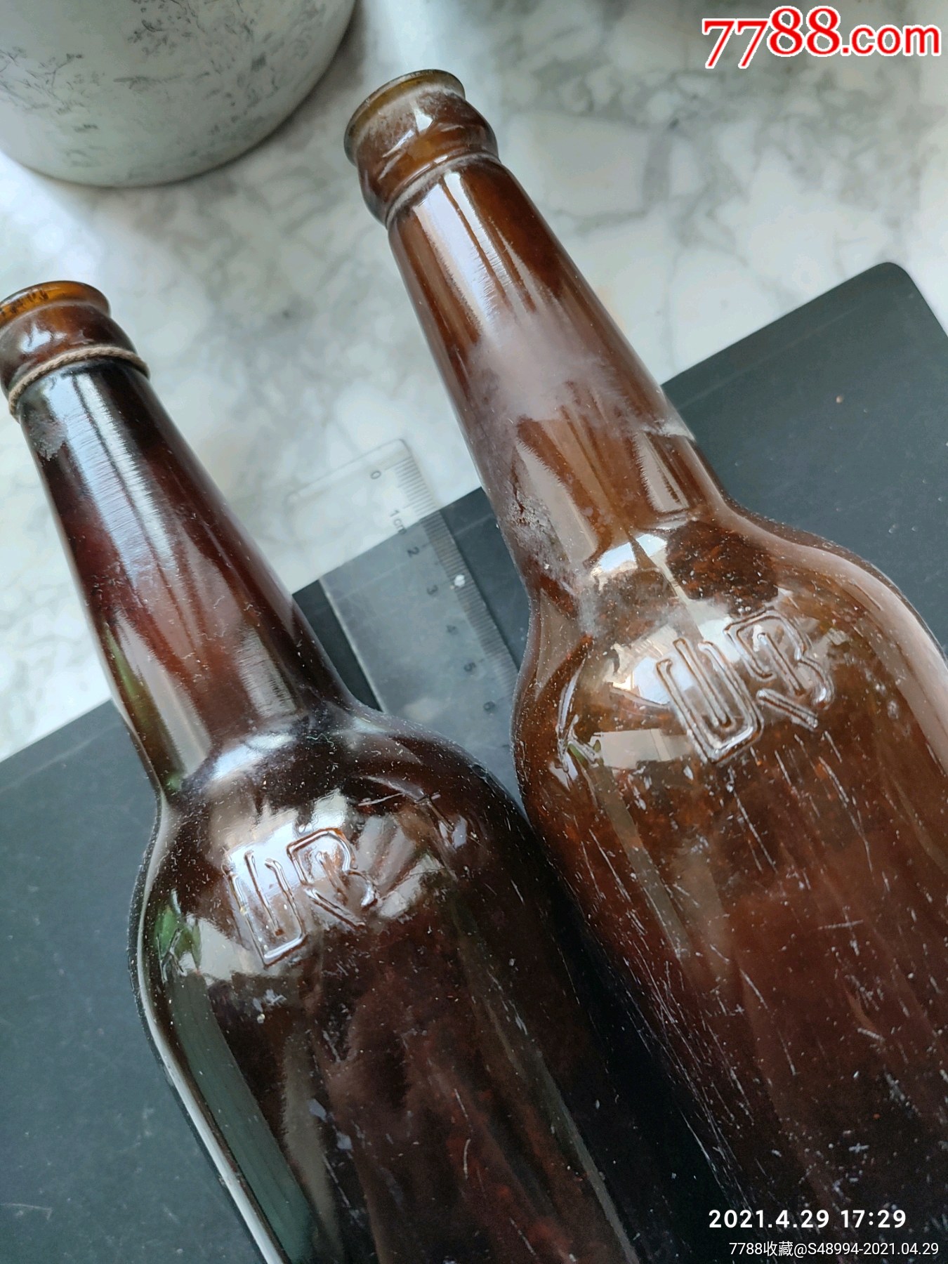 日本酒瓶二个,民国的