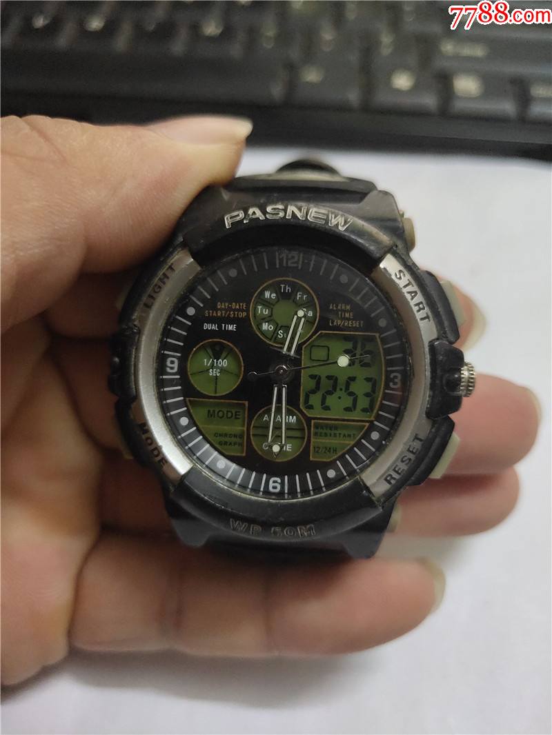 pasnew男士电子表