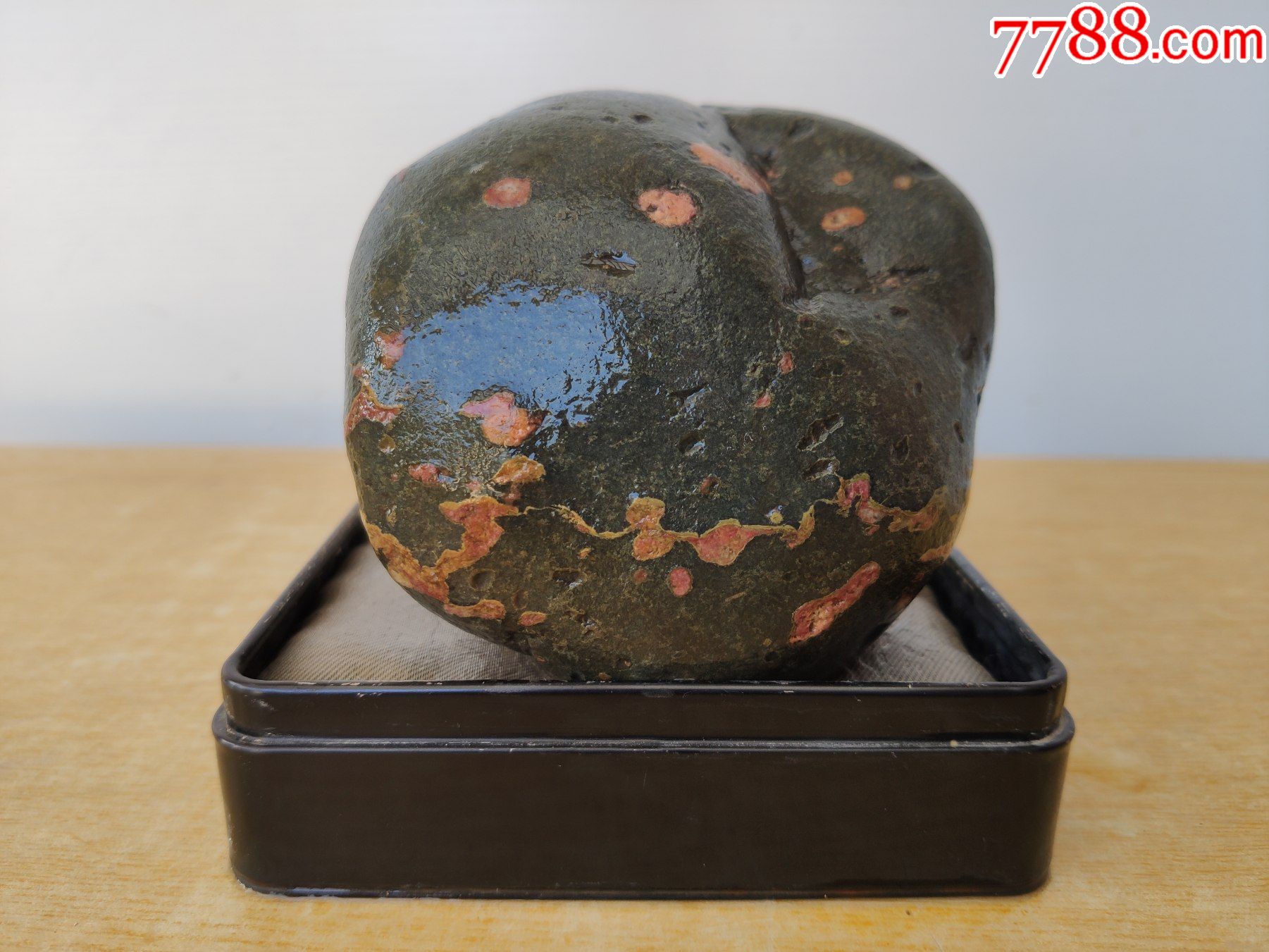 洛阳梅花石原石1848花儿朵朵花型好色彩艳石型好自然包浆好磁性强