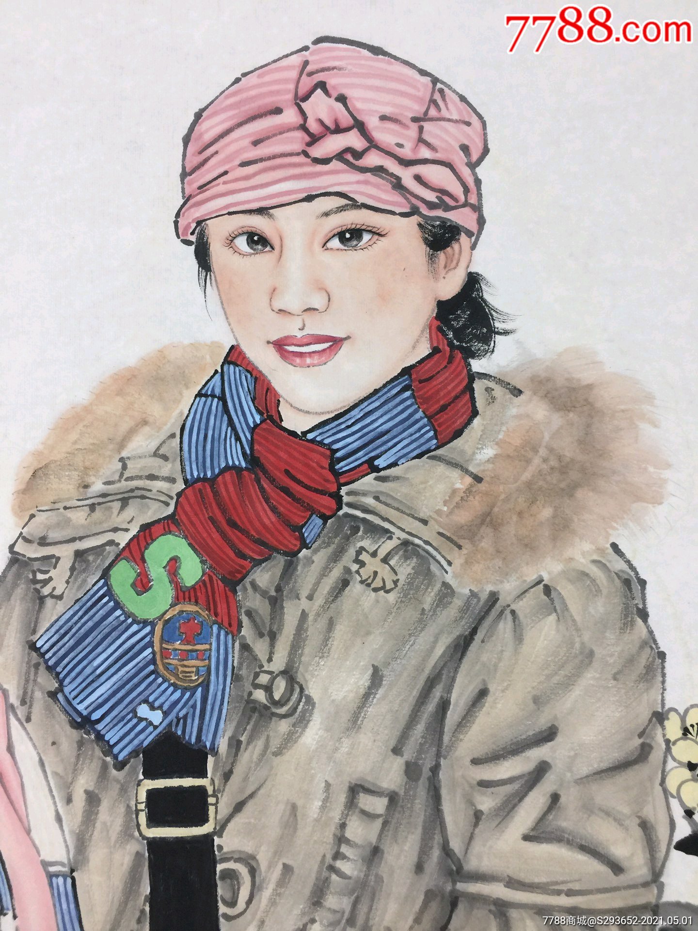 桑建国作品画心尺寸136x68