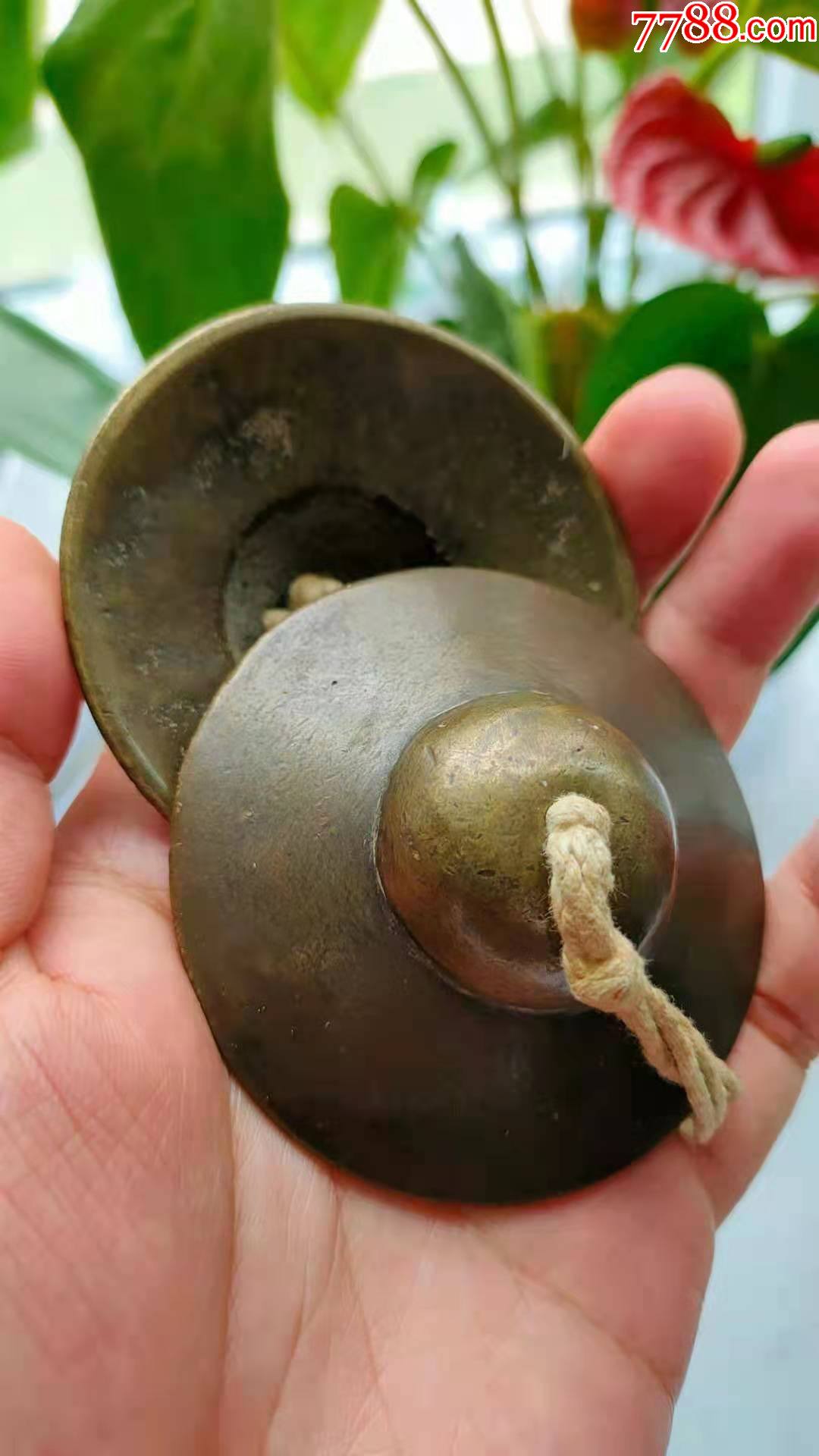 清代佛教卍道教法器铜擦铪器