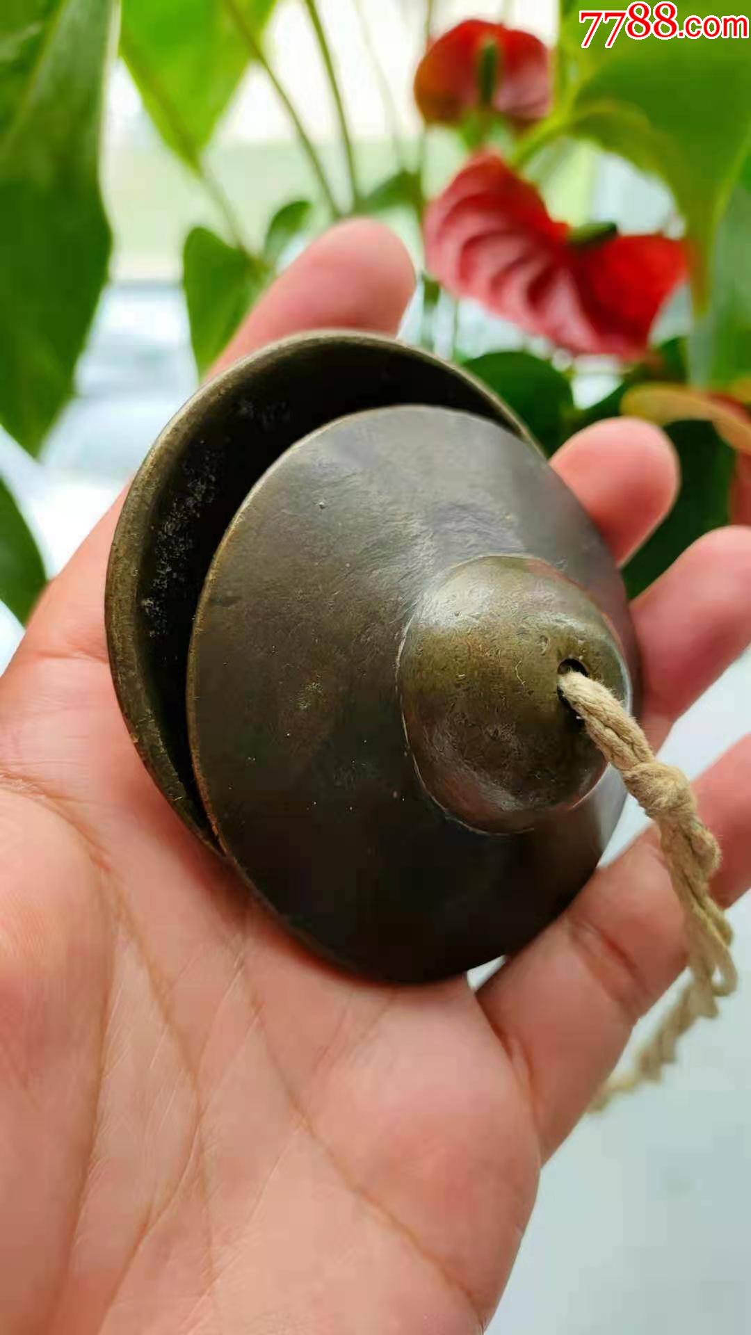 清代佛教卍道教法器铜擦铪器