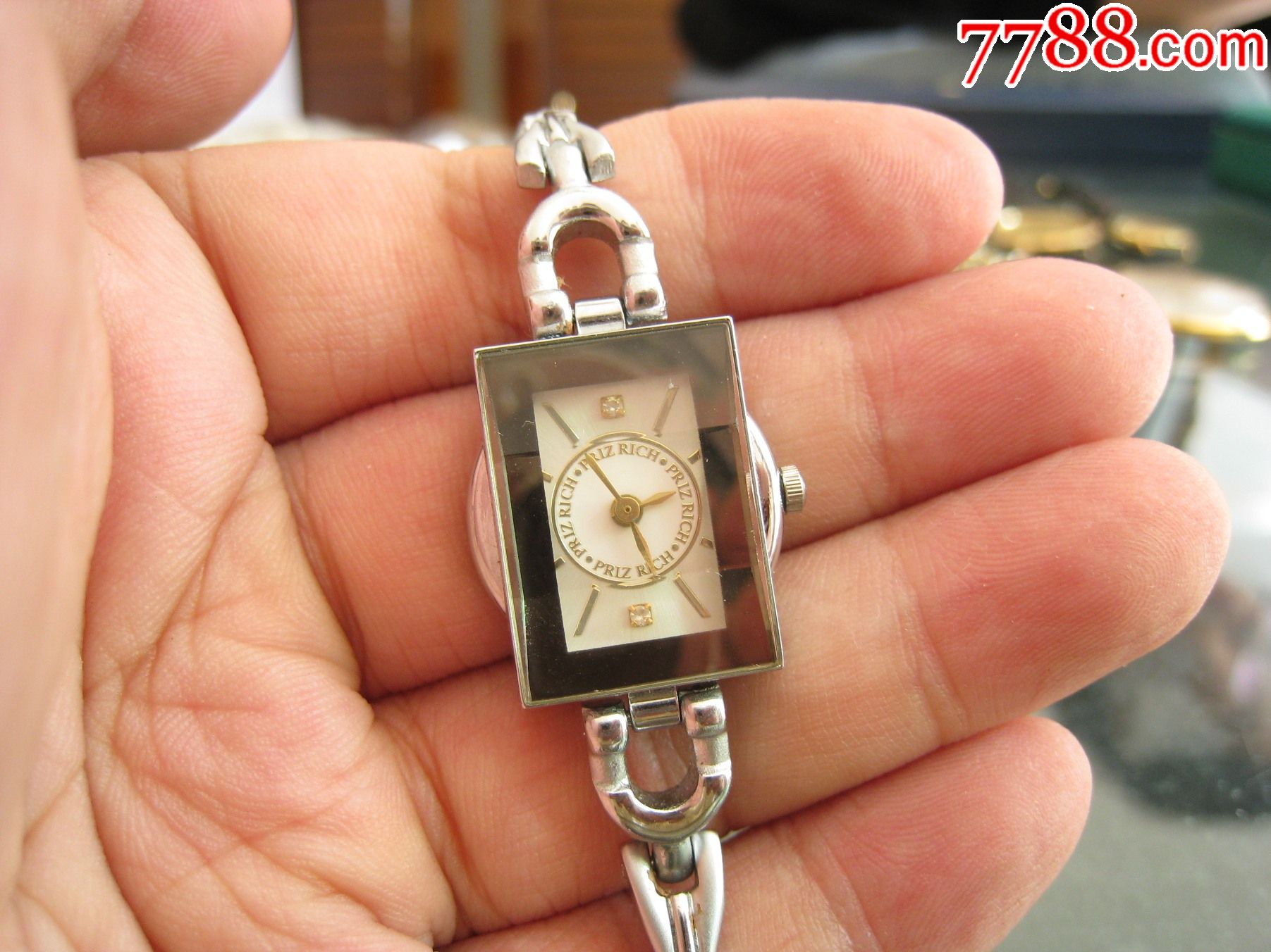 日本古董表RICH中古表(石英)女好品全原_手表/腕表_超赞瑞士古董钟表【7788收藏__收藏热线】