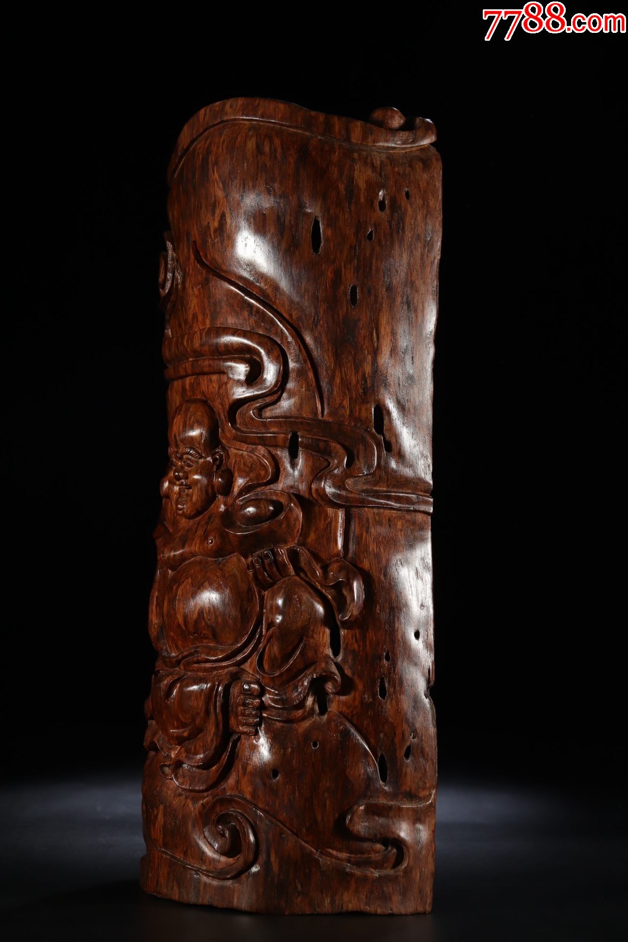 海南黄花梨弥勒摆件