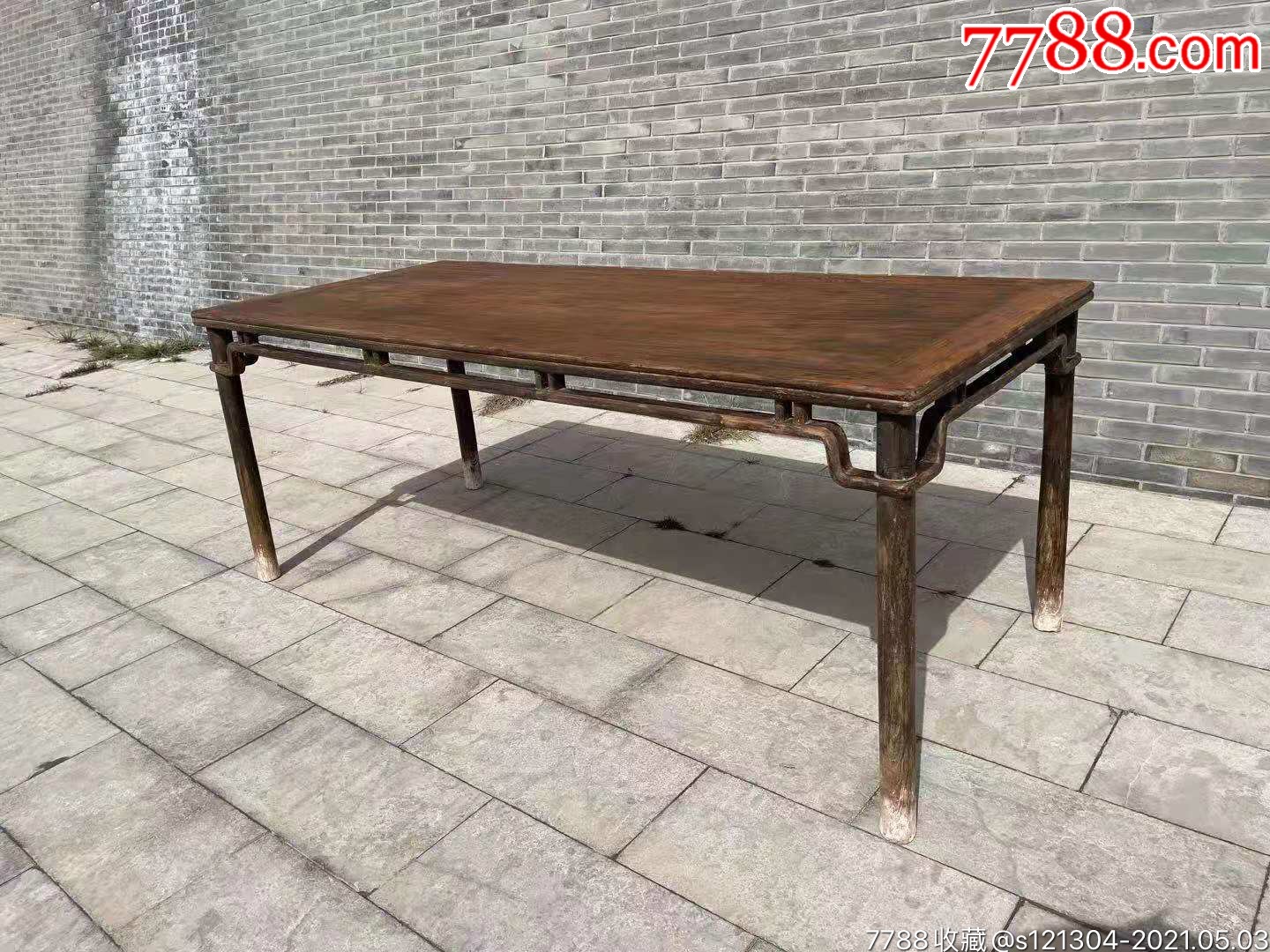 民国榆木画案书案会议桌老家具