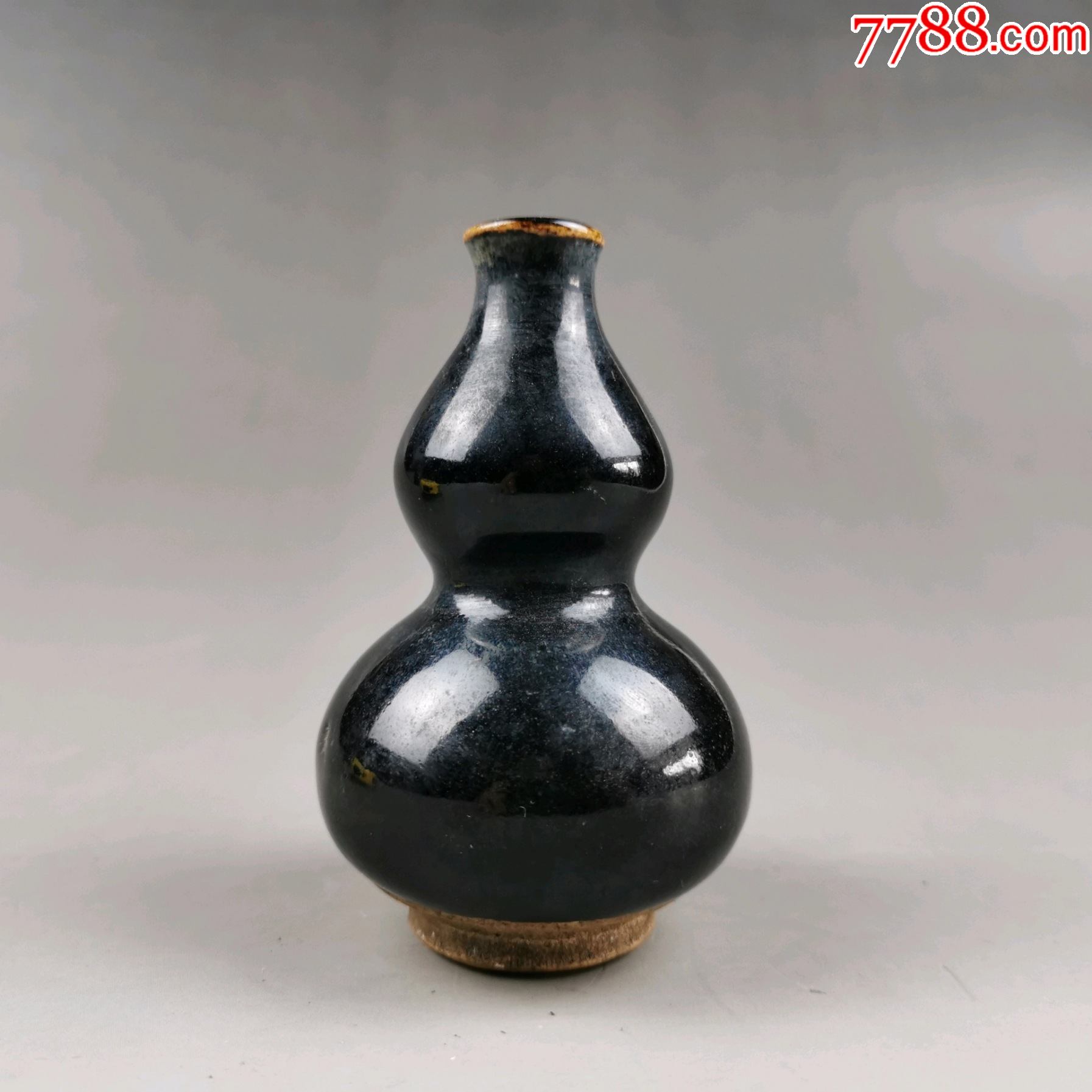 磁州窑葫芦型小药瓶