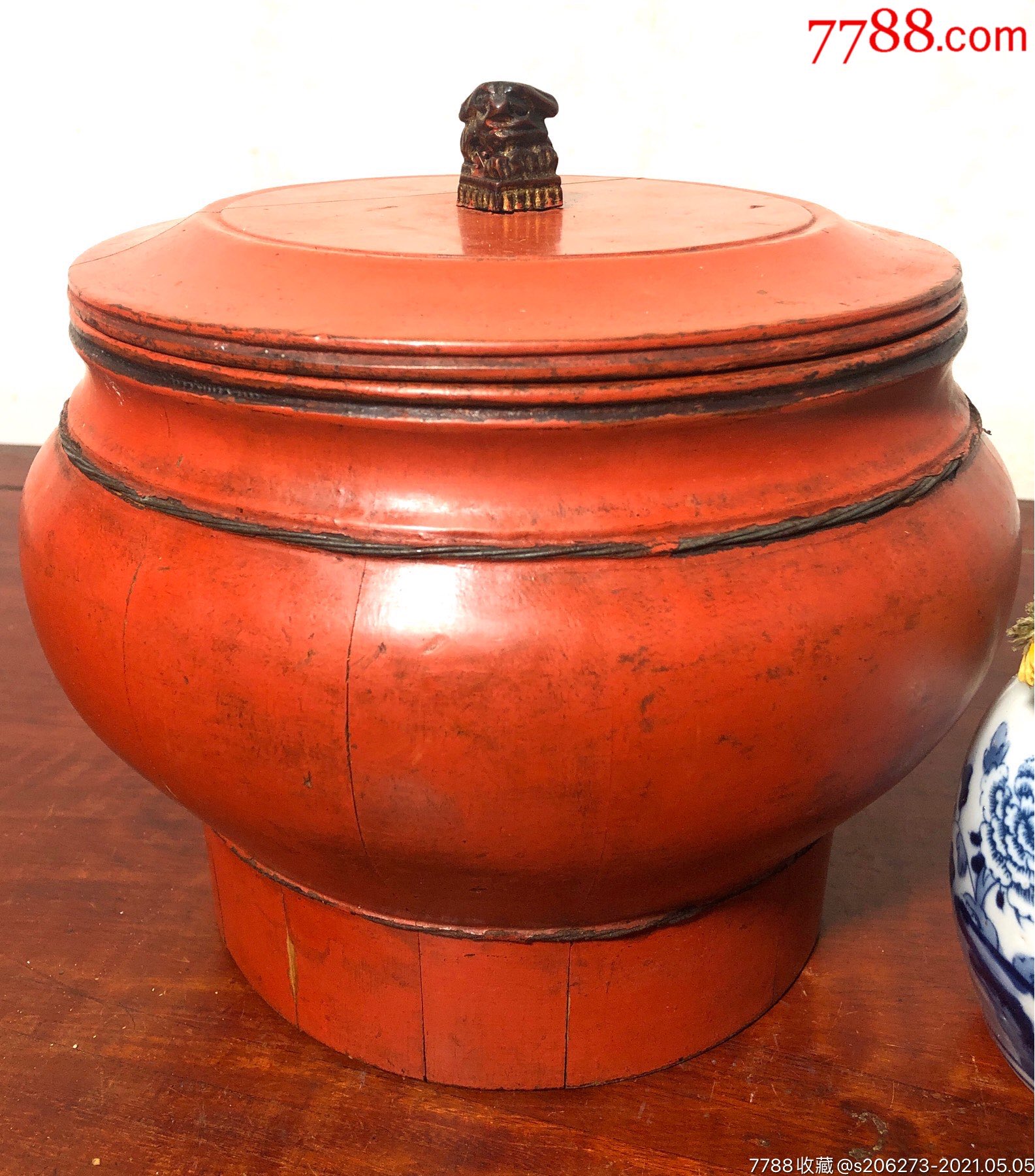 【民国】十里红妆朱红盖桶