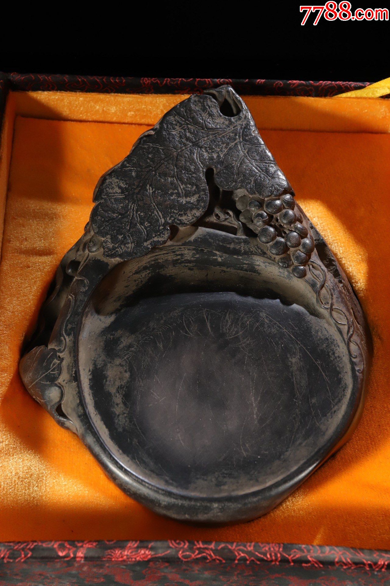 老坑端石多子多福文房端砚