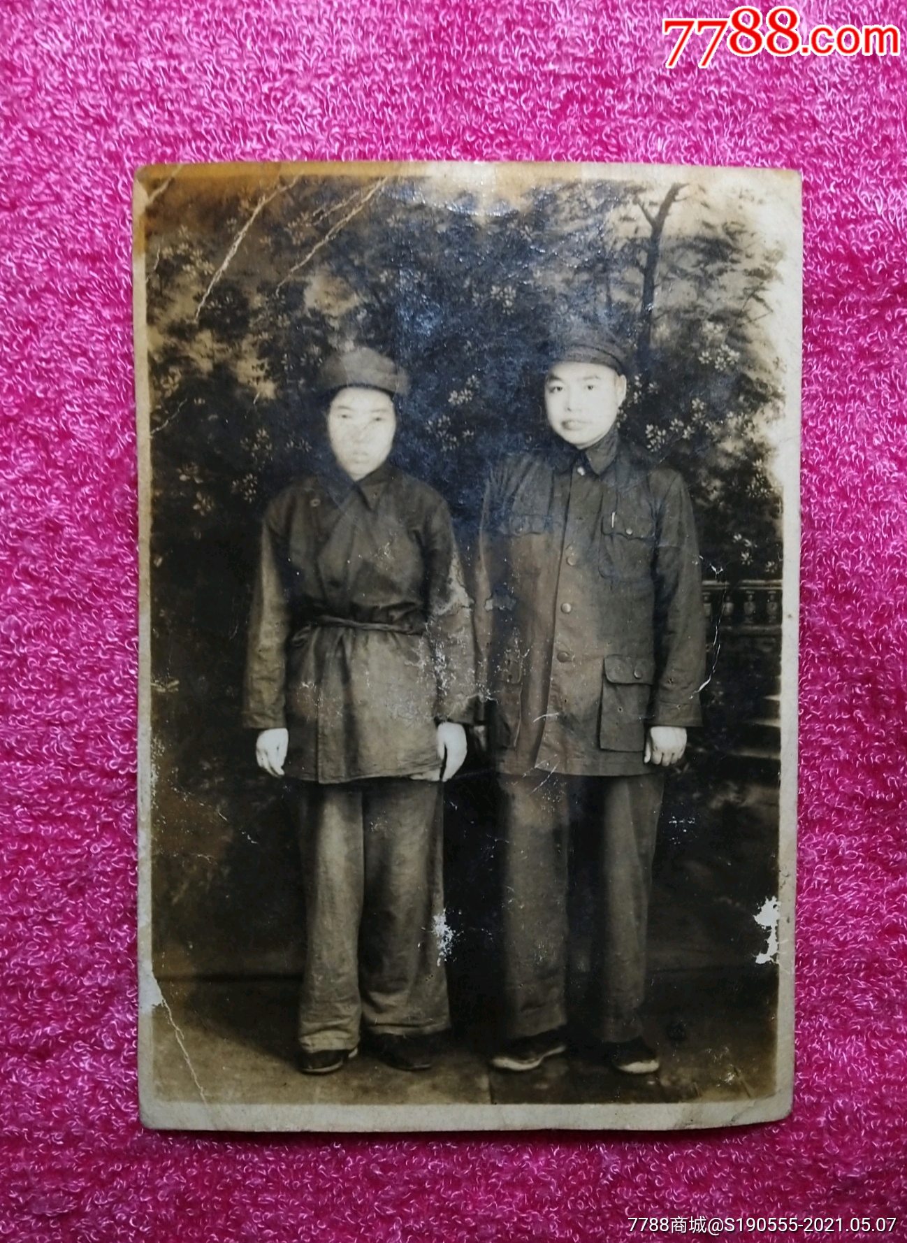 1949年军人合影留念老照片