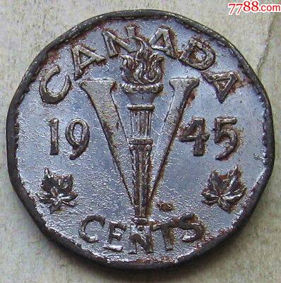 1945年加拿大硬币5分