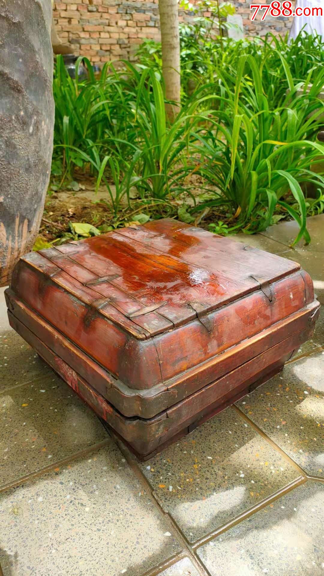 明清老方盘食盒