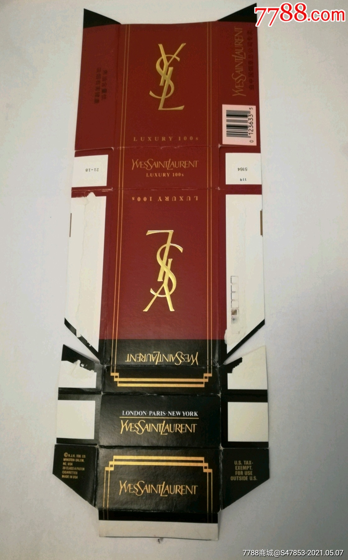 ysl_烟标/烟盒_枫叶小屋【7788收藏__收藏热线】