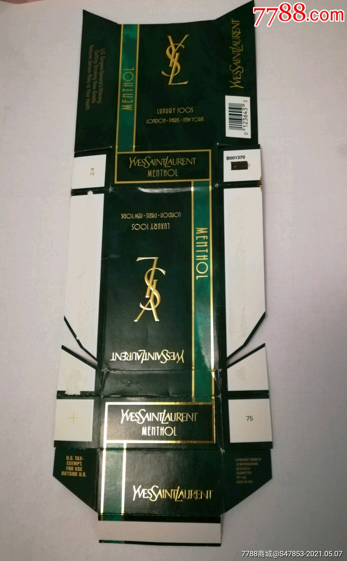 滚动鼠标滚轴,图片即可轻松放大,缩小更多"烟标/烟盒