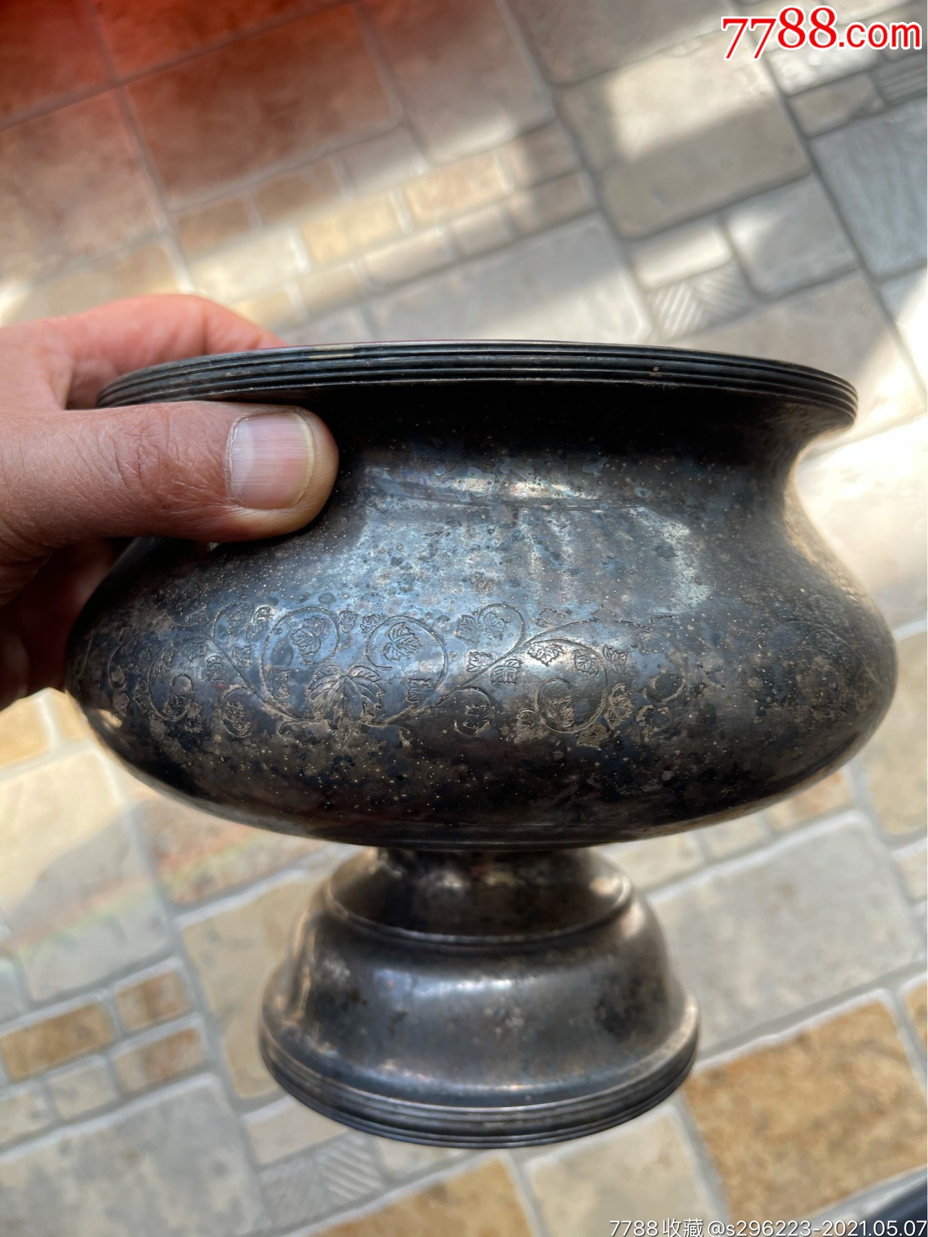 一件白铜熏炉_价格680元_第1张_7788商城__七七