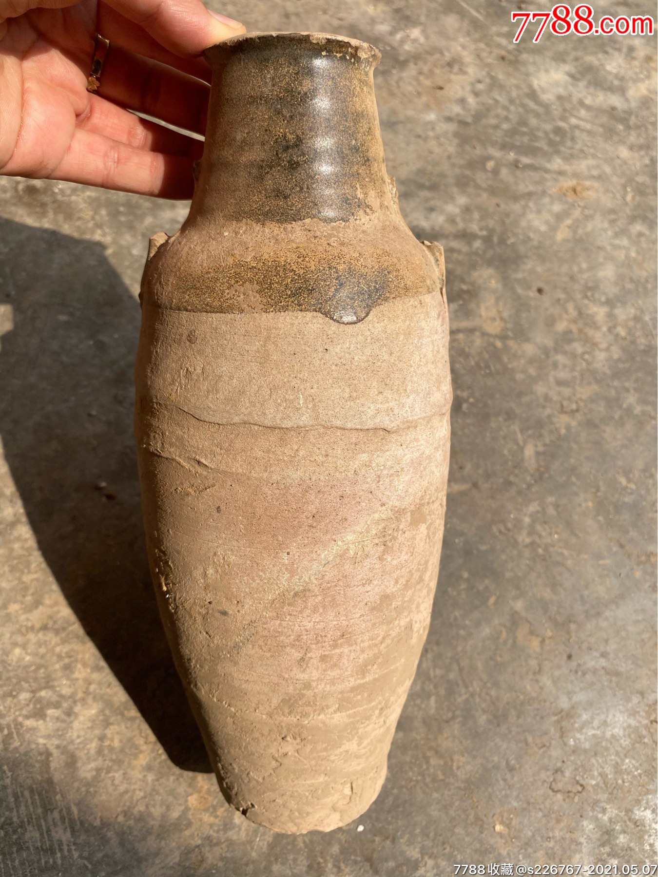 古玩古董陶器宋代陶罐