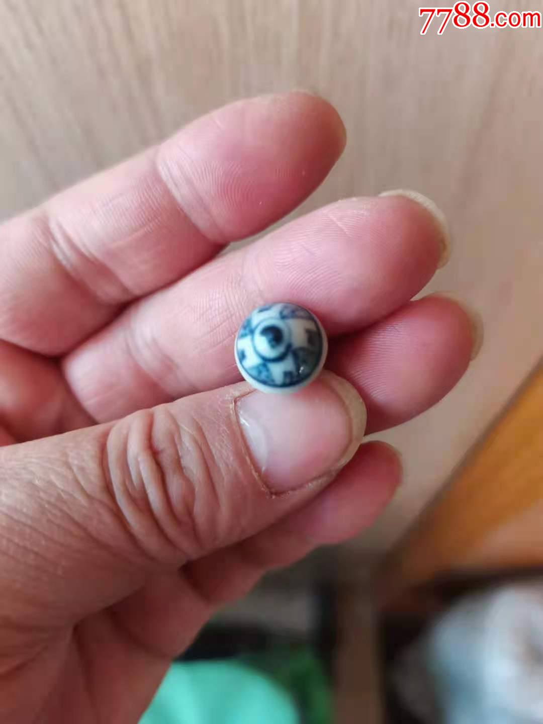 鼻烟壶配盖青花瓷器盖子