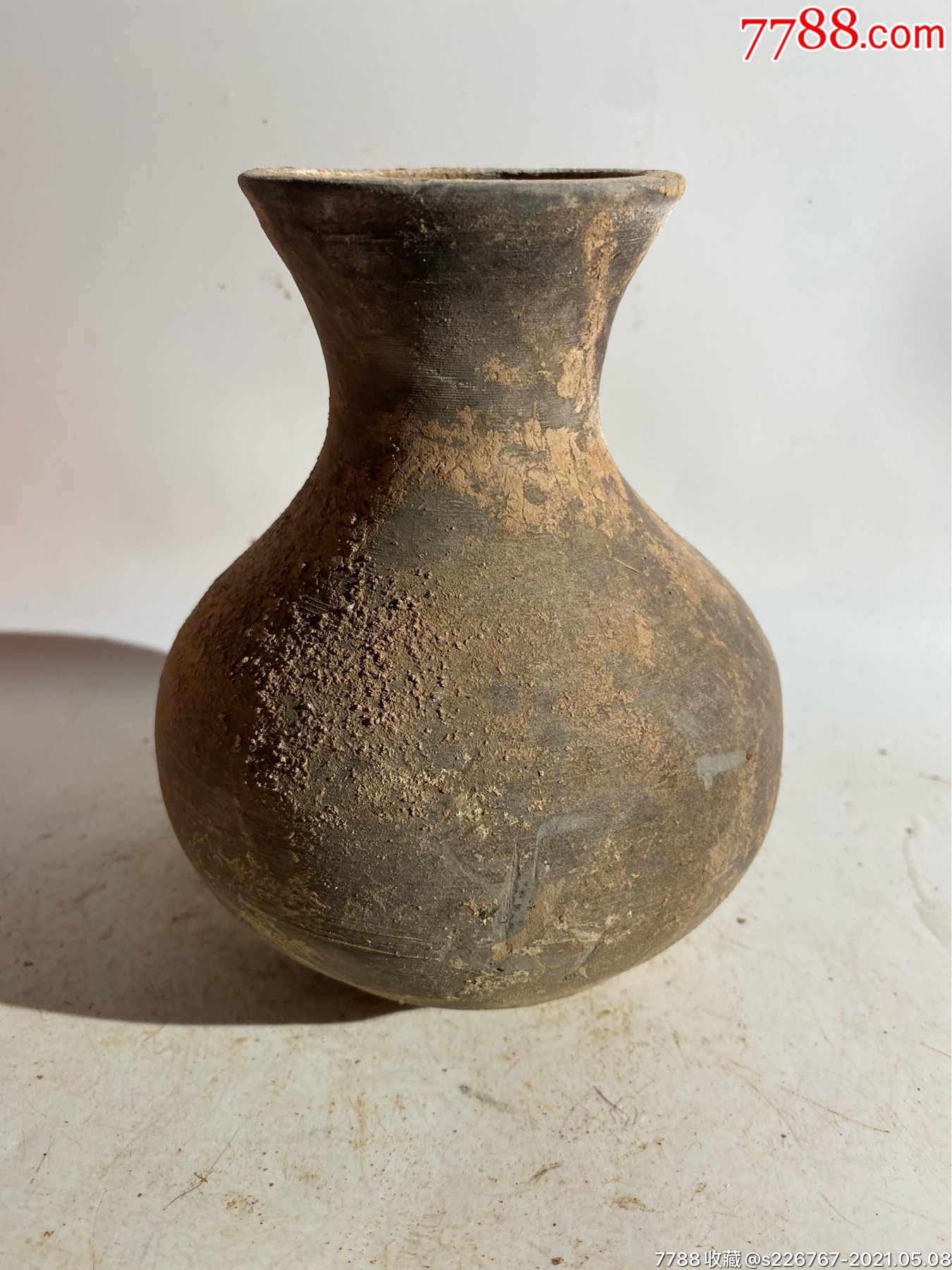 古玩陶器古董汉代陶壶_价格120元_第1张_7788收藏__收藏热线