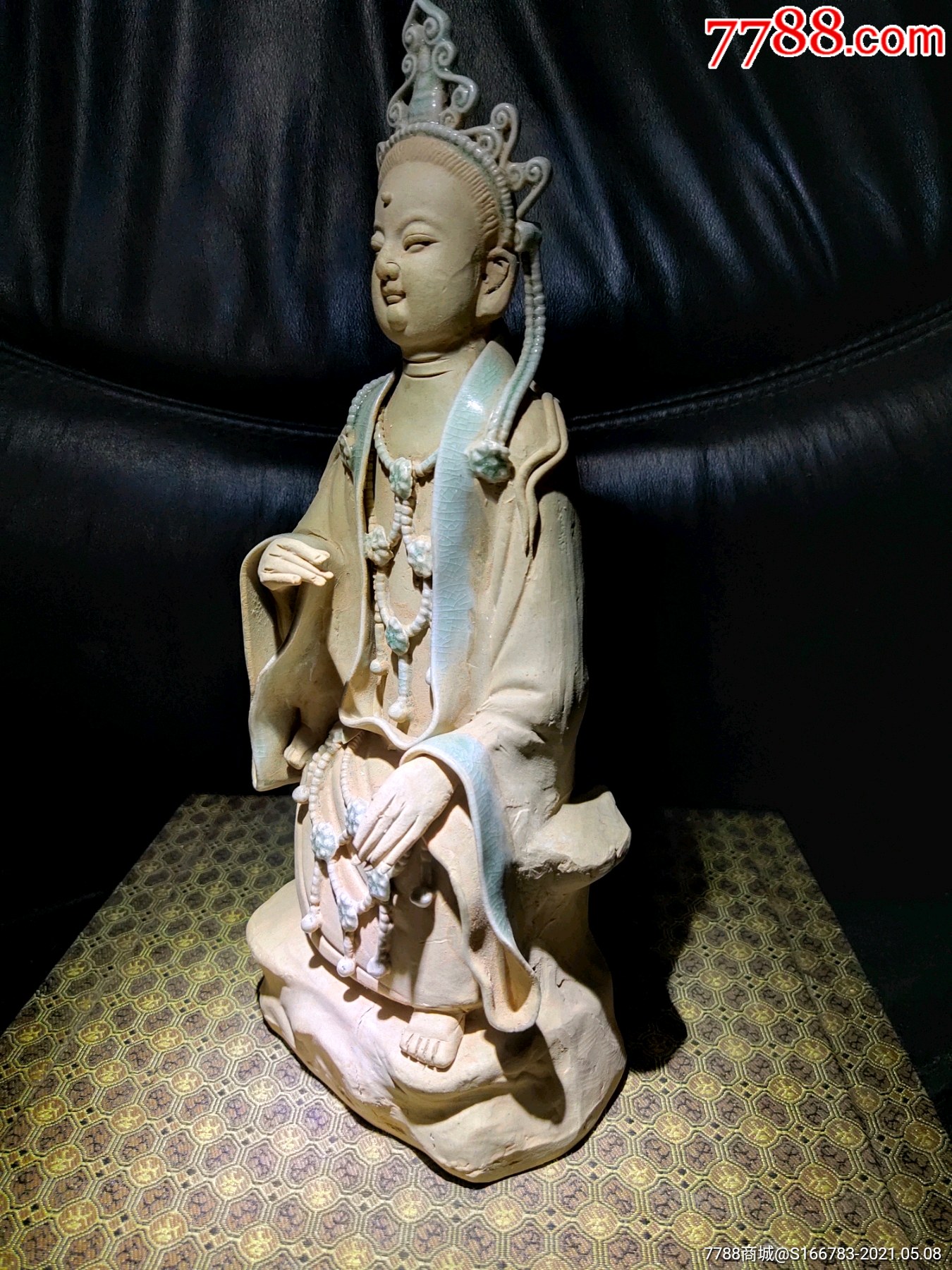 青瓷泥塑观音_青瓷/秘色瓷_第3张_7788瓷器