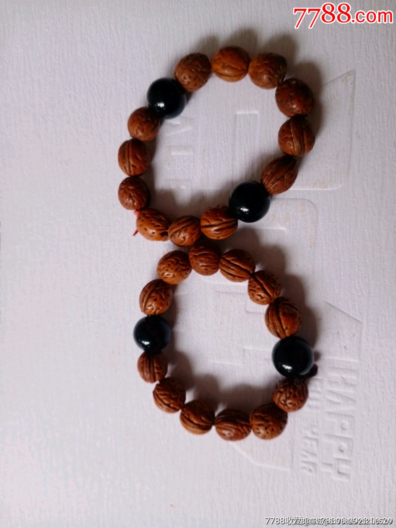 老核制手串一对-价格:130元-se80066313-杏核/桃核雕-零售-7788收藏