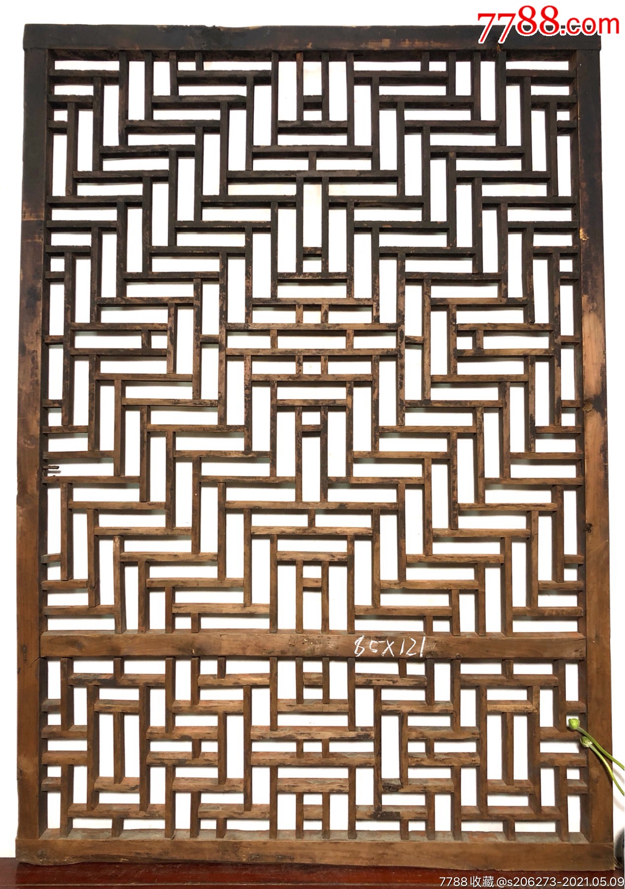 【民国】老木雕花窗花格