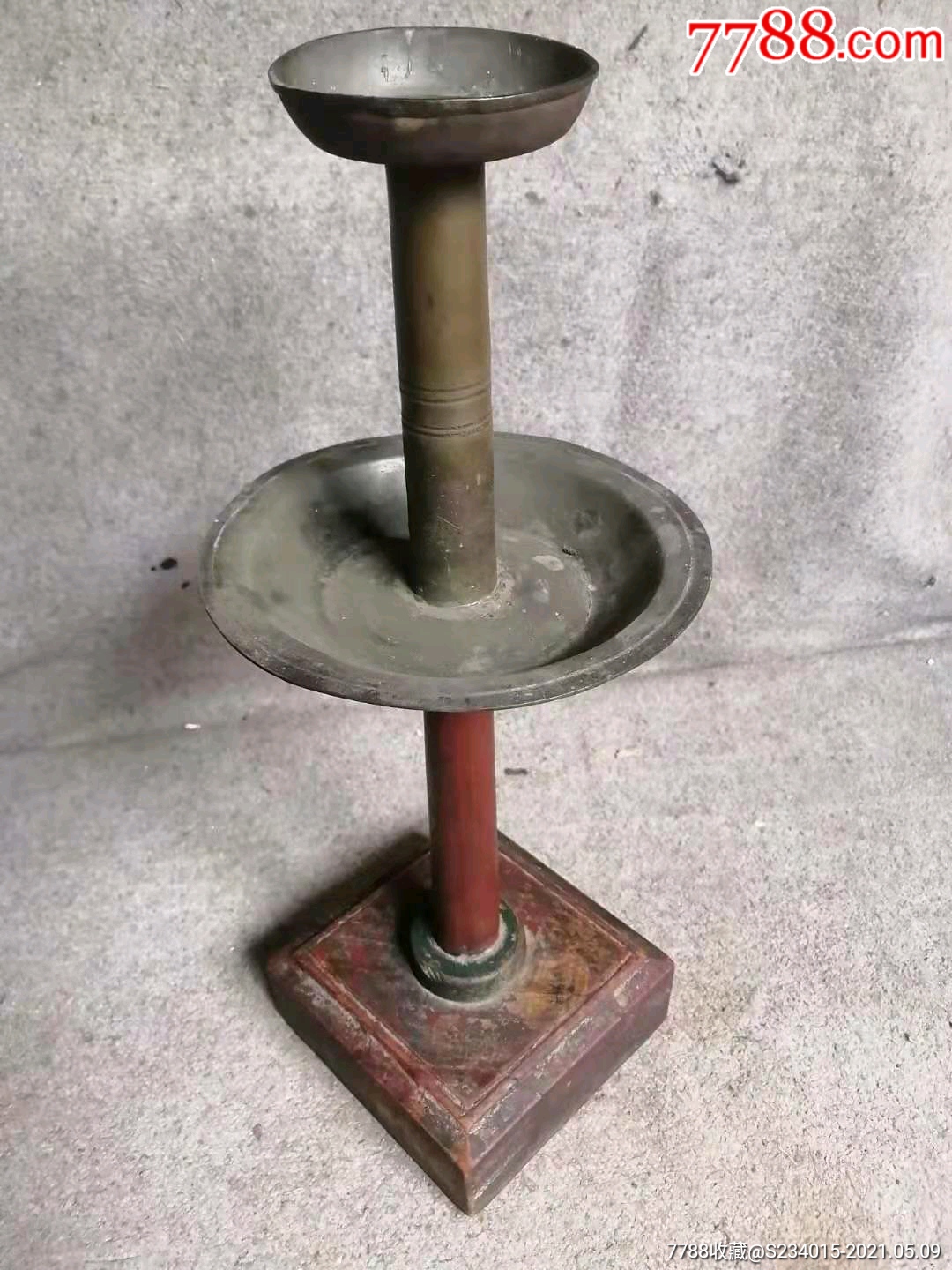 清代,老灯台,-其他灯具-7788收藏