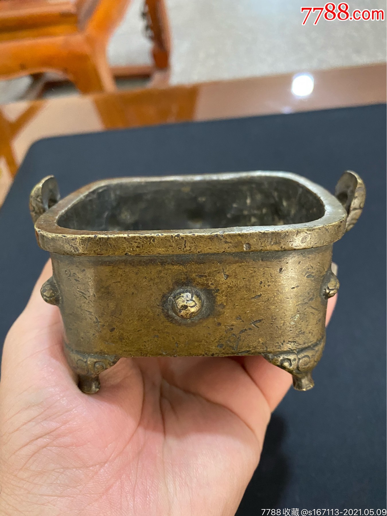 老铜香炉一件-价格:450元-se80075864-铜炉-零售-7788端砚