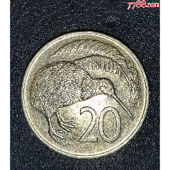 新西兰1979年20分硬币