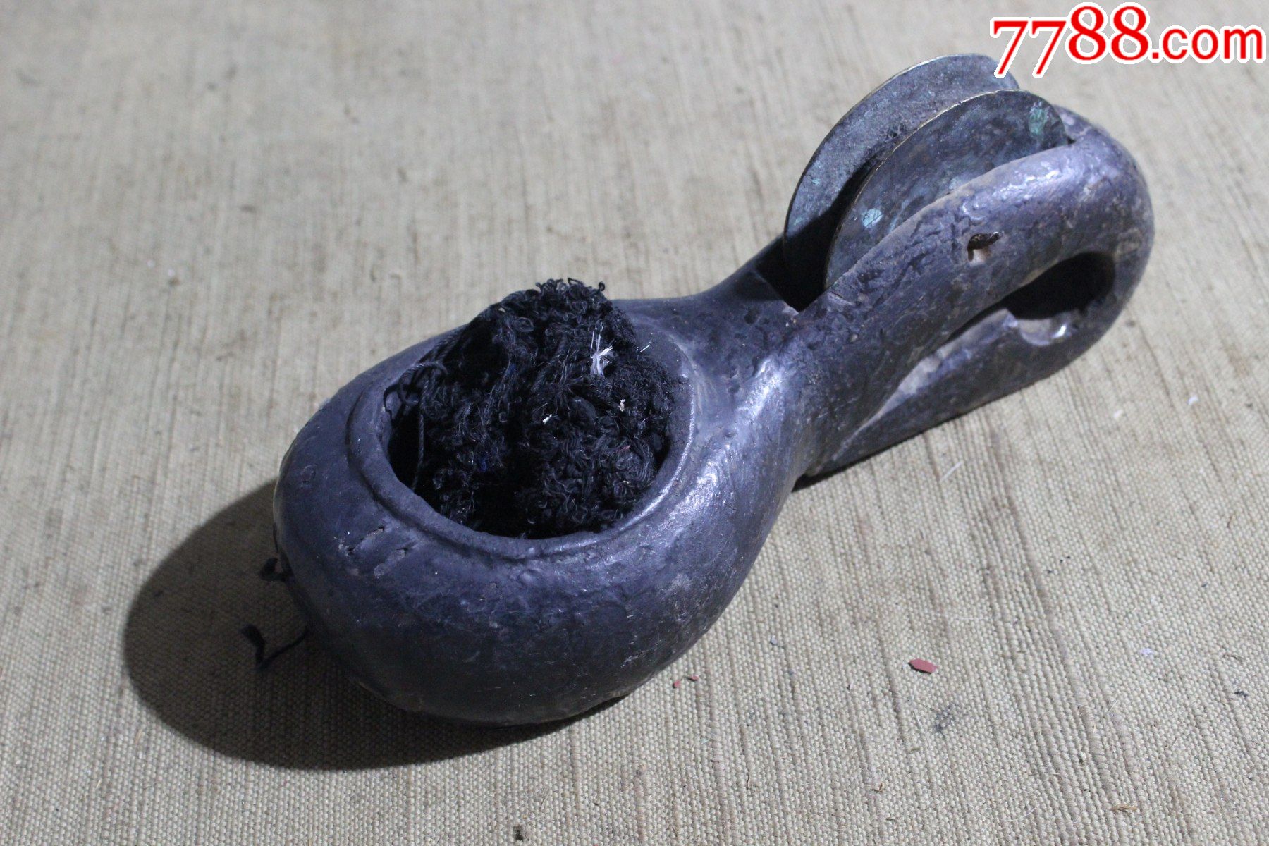 老工具铜轮墨斗70