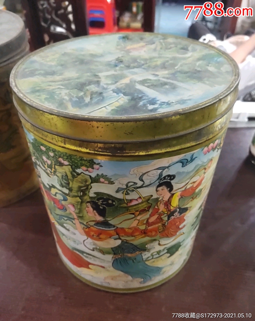 老食品铁罐