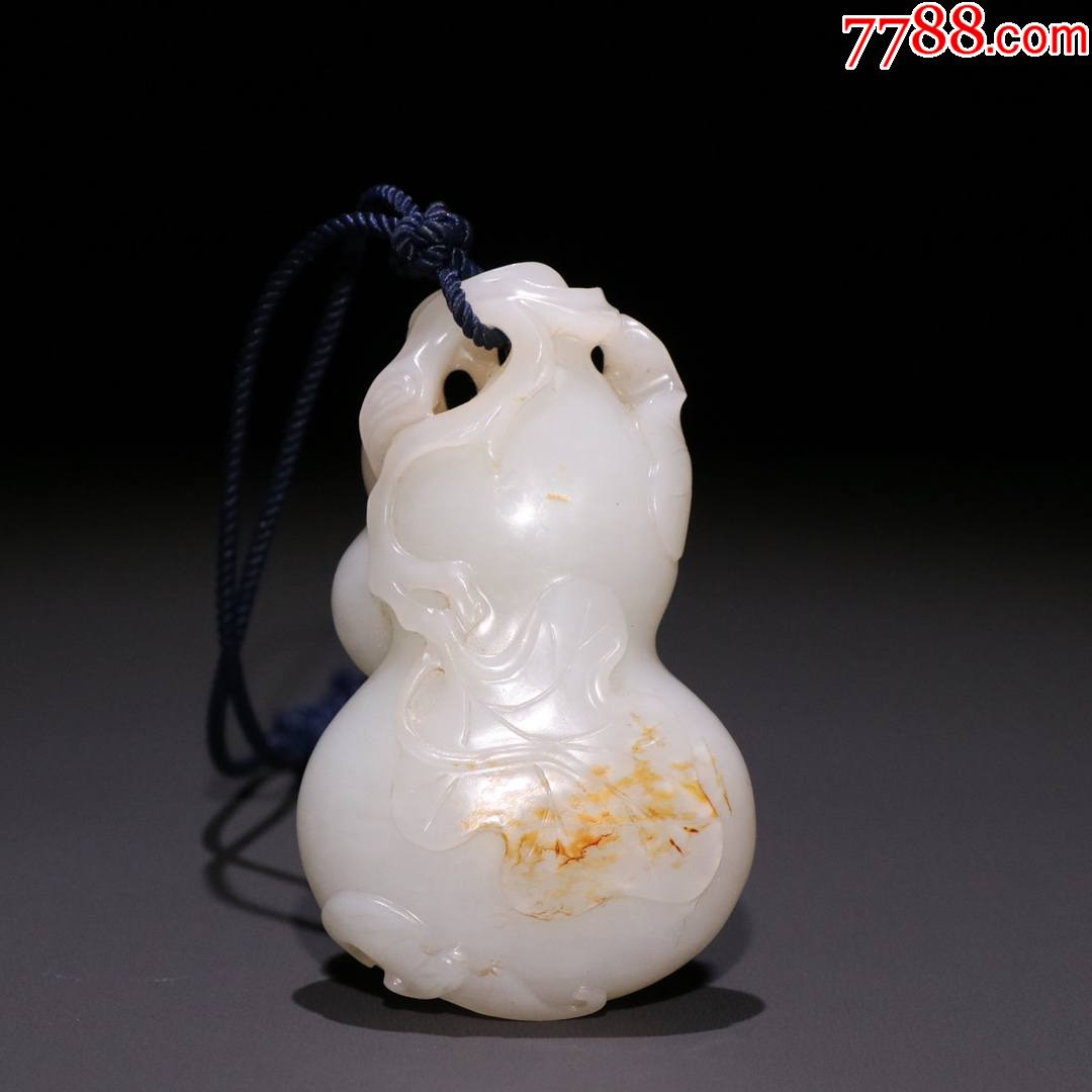 和田玉葫芦雕件