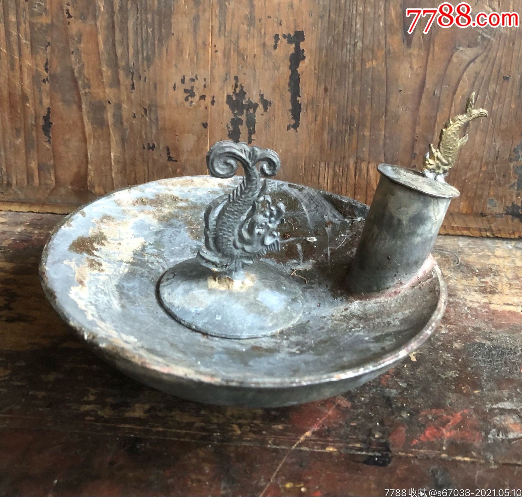 锡灯灯具老灯具收藏省油灯