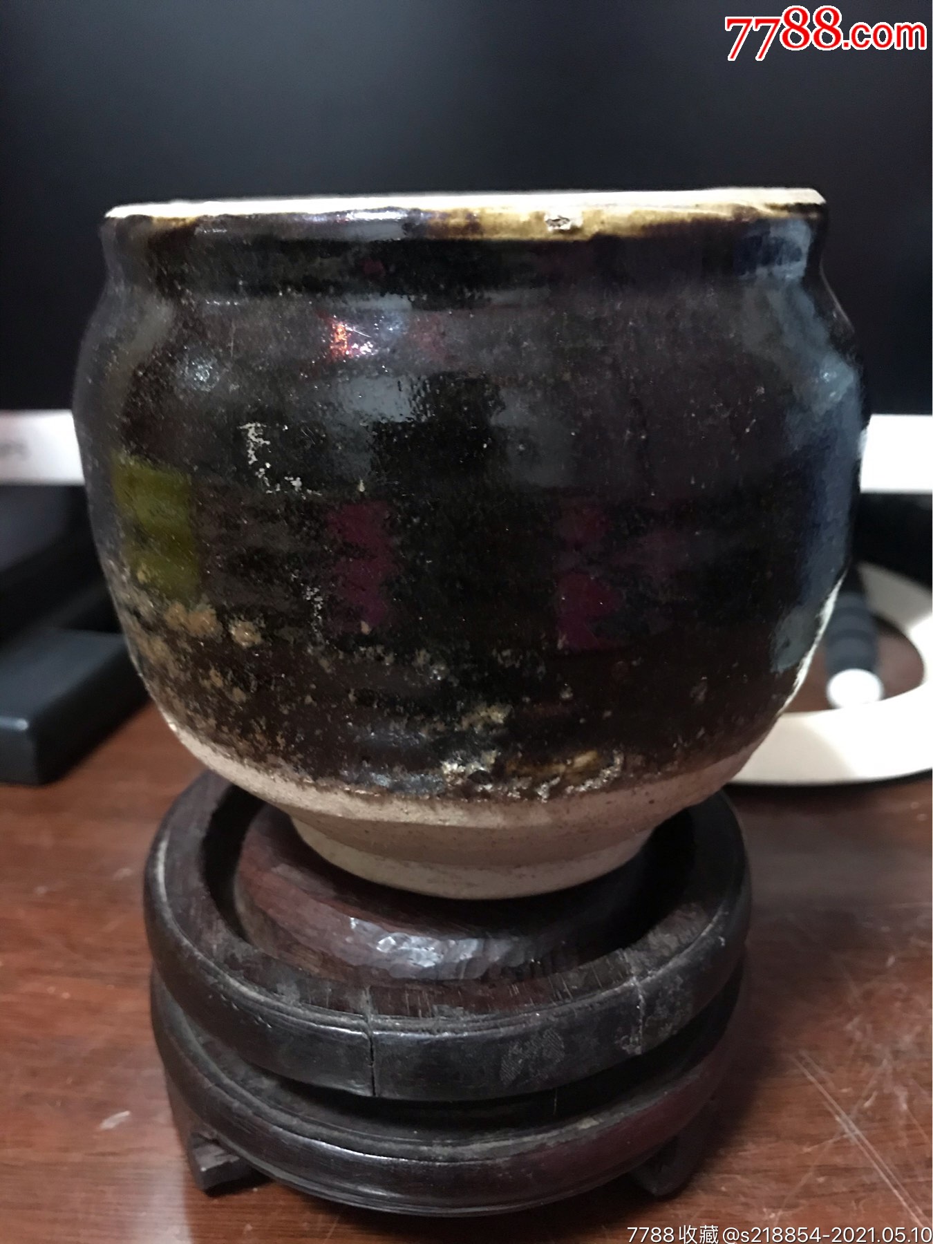 元明全品黑釉罐_黑瓷/天目瓷_第2张_7788瓷器