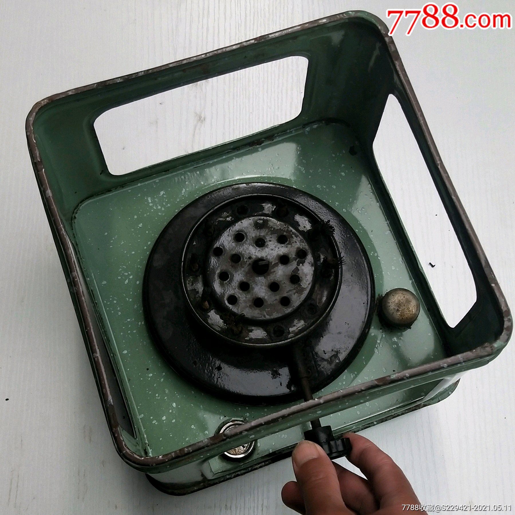 七十年代上海齿轮牌煤油炉灶搪瓷火锅炉铁皮燃油野炊灶具怀旧