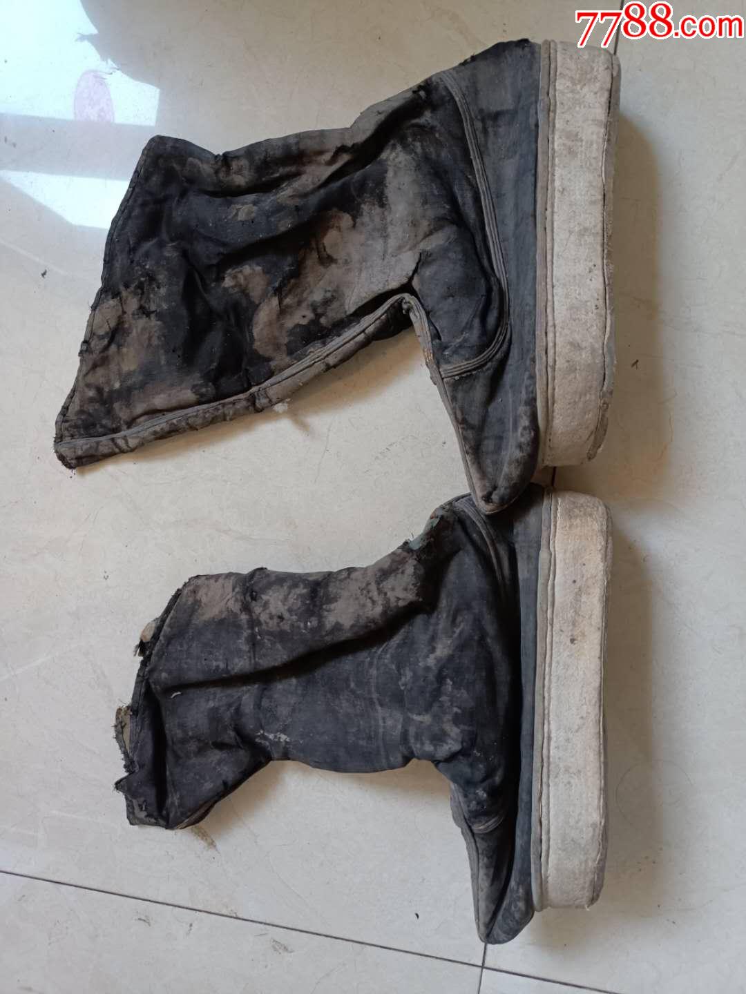 官靴子)残品标本古董杂项收藏-价格:1280元-se80118382-旧军鞋/靴