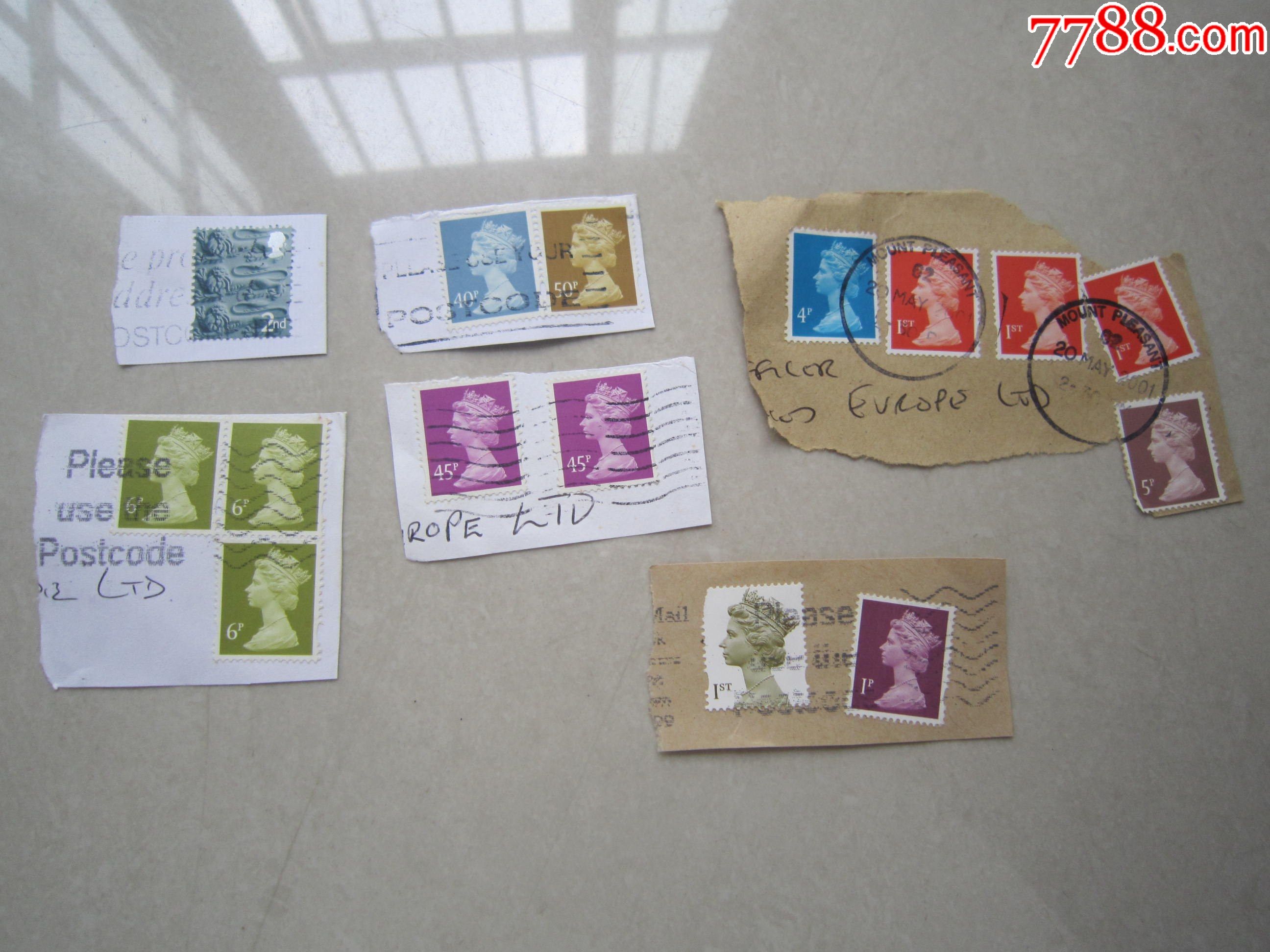 英国邮票一帖合售